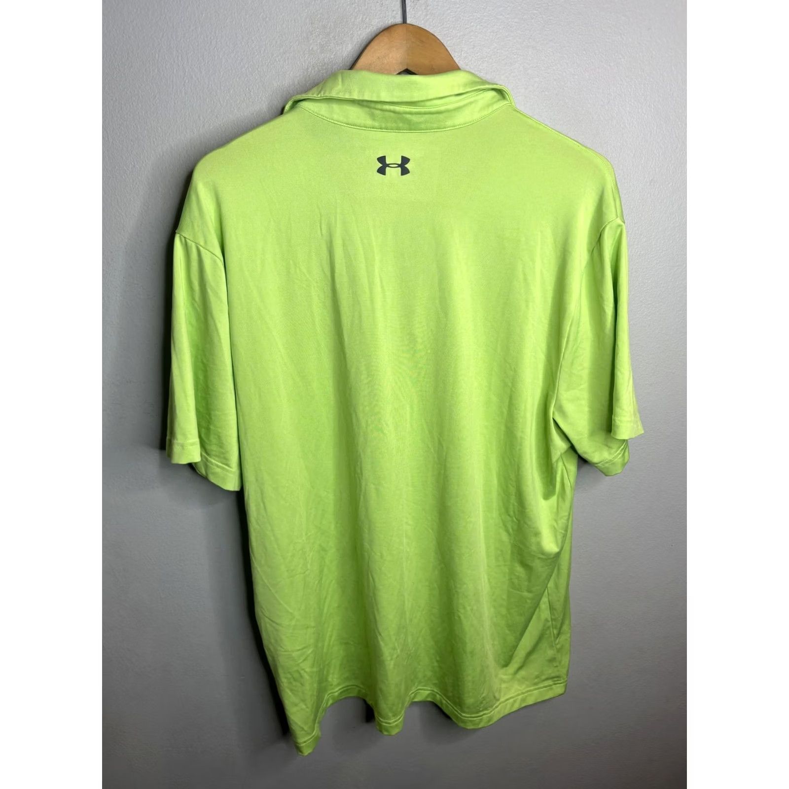 Under Armour Under Armour Polo Shirt Mens XL Neon Green Playoff Golf Loose Fit Athletic Size US XL / EU 56 / 4 - 4 Thumbnail