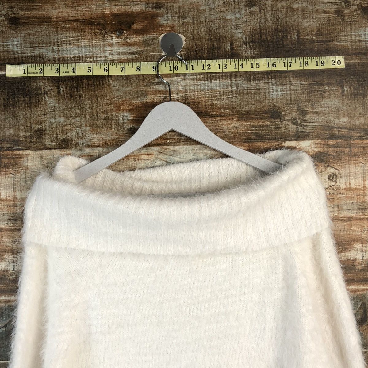 Homespun Knitwear DLL Khalita Turtle Neck Mohair fur shaggy Knitwear #C232 Size M / US 6-8 / IT 42-44 - 4 Thumbnail