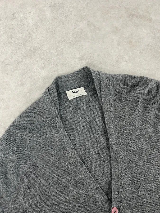 Acne Studios AW2010 Acne Studios Grey Wool Cardigan Size US L / EU 52-54 / 3 - 5 Thumbnail