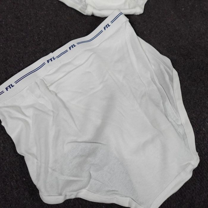 Vintage Fruit of the Loom Underwear - Men's Medium Size FTL White Briefs