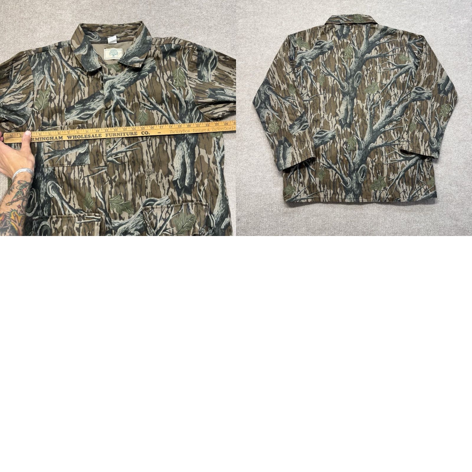 Vintage VINTAGE Mossy Oak Jacket Hunting USA 80s Large Chore Tree Stand 3 Pocket Mens Size US L / EU 52-54 / 3 - 8 Thumbnail