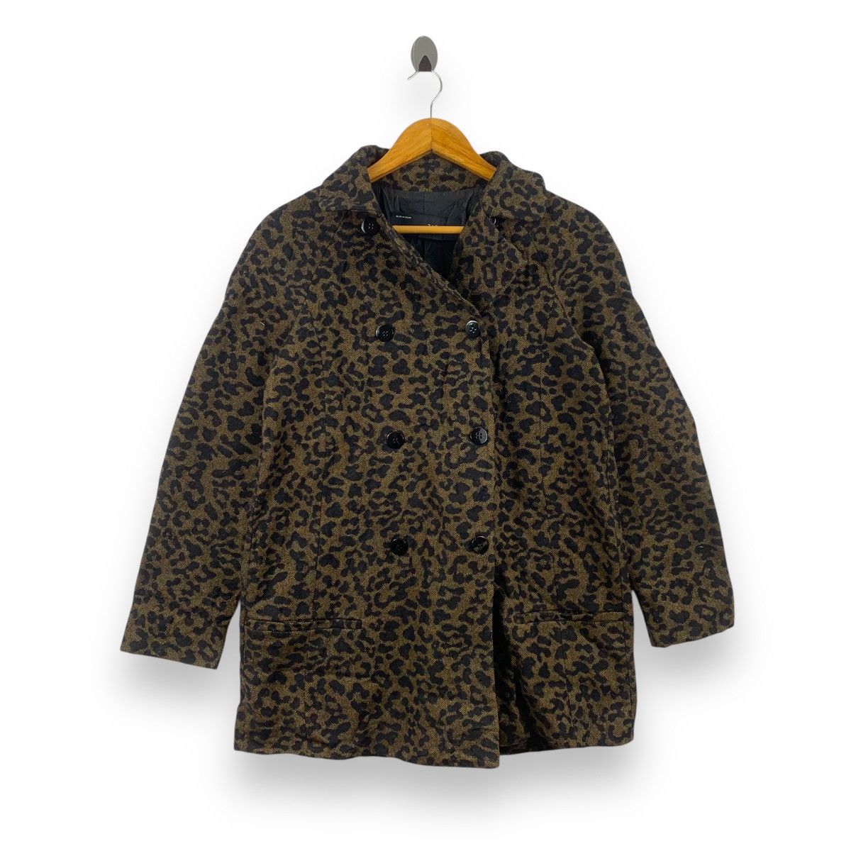 Zara ZARA GLEN 533 Collection Leopard Tiger Stripe Jacket Peacoat Size M / US 6-8 / IT 42-44 - 1 Thumbnail