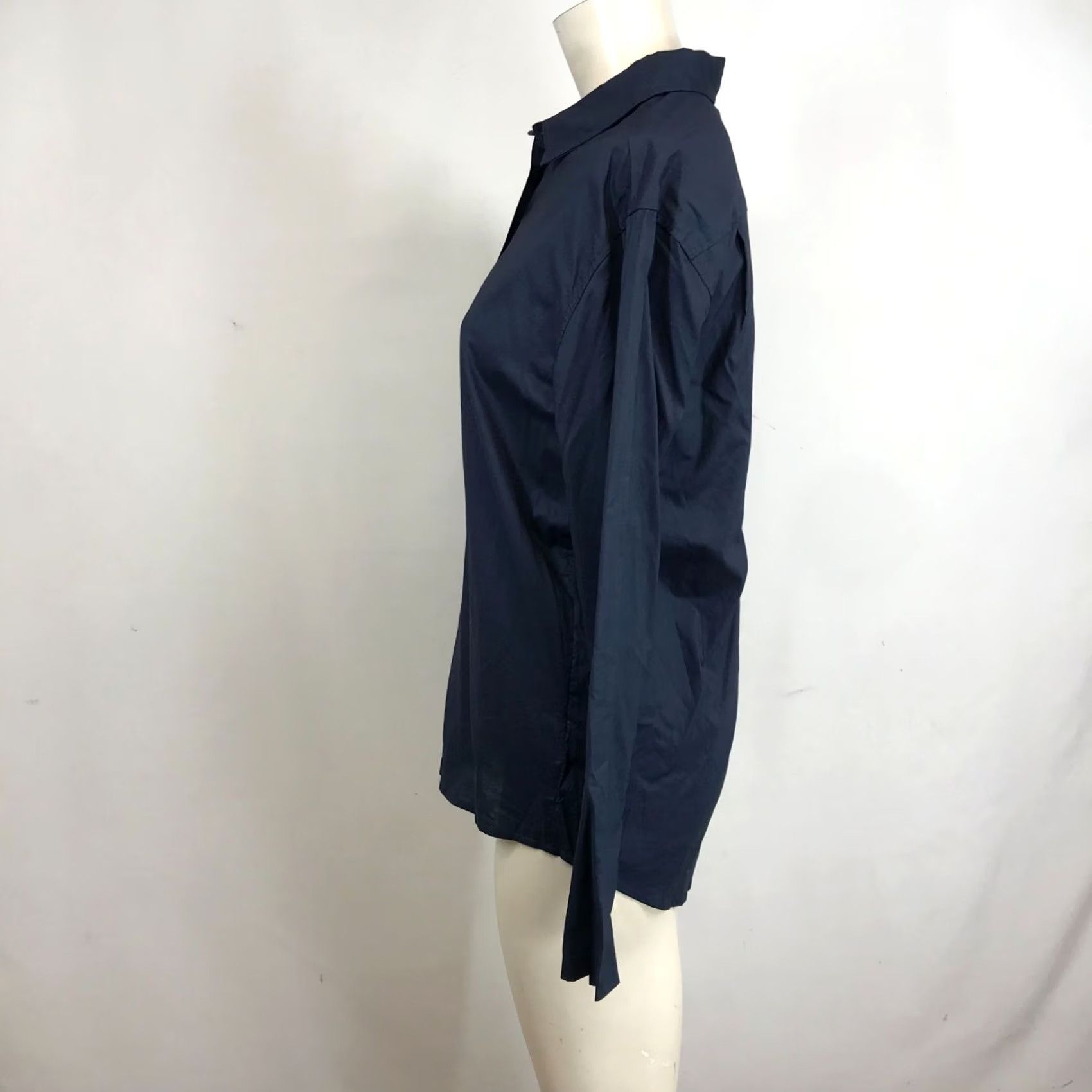 Vintage LOLE - Womens Small -Blue Anchor Long Sleeve Button Up Casual Shirt Size S / US 4 / IT 40 - 6 Thumbnail