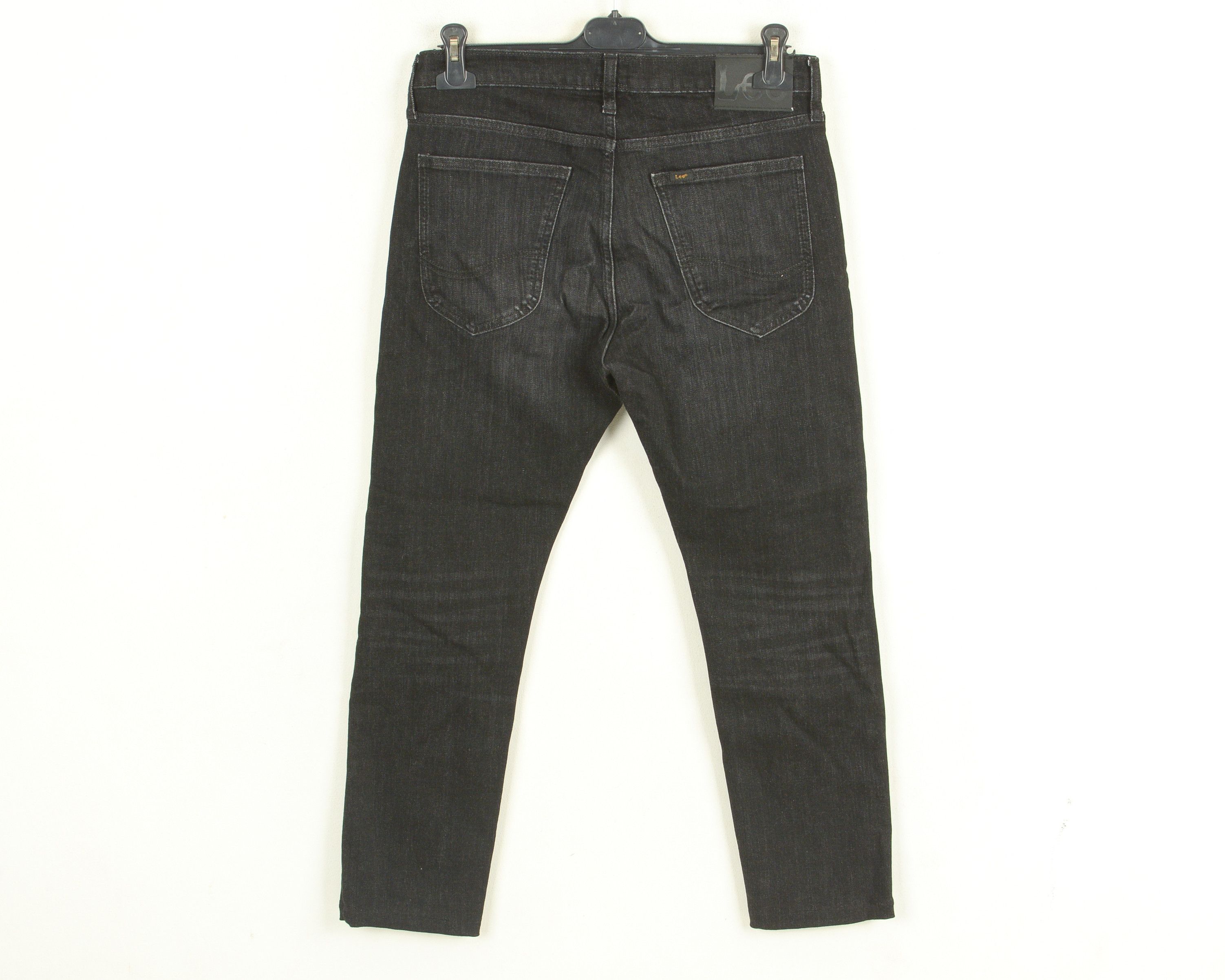 Lee Luke W31 L28 Slim Taper Black Jeans Denim Pants Trousers Zip Size US 31 - 3 Thumbnail