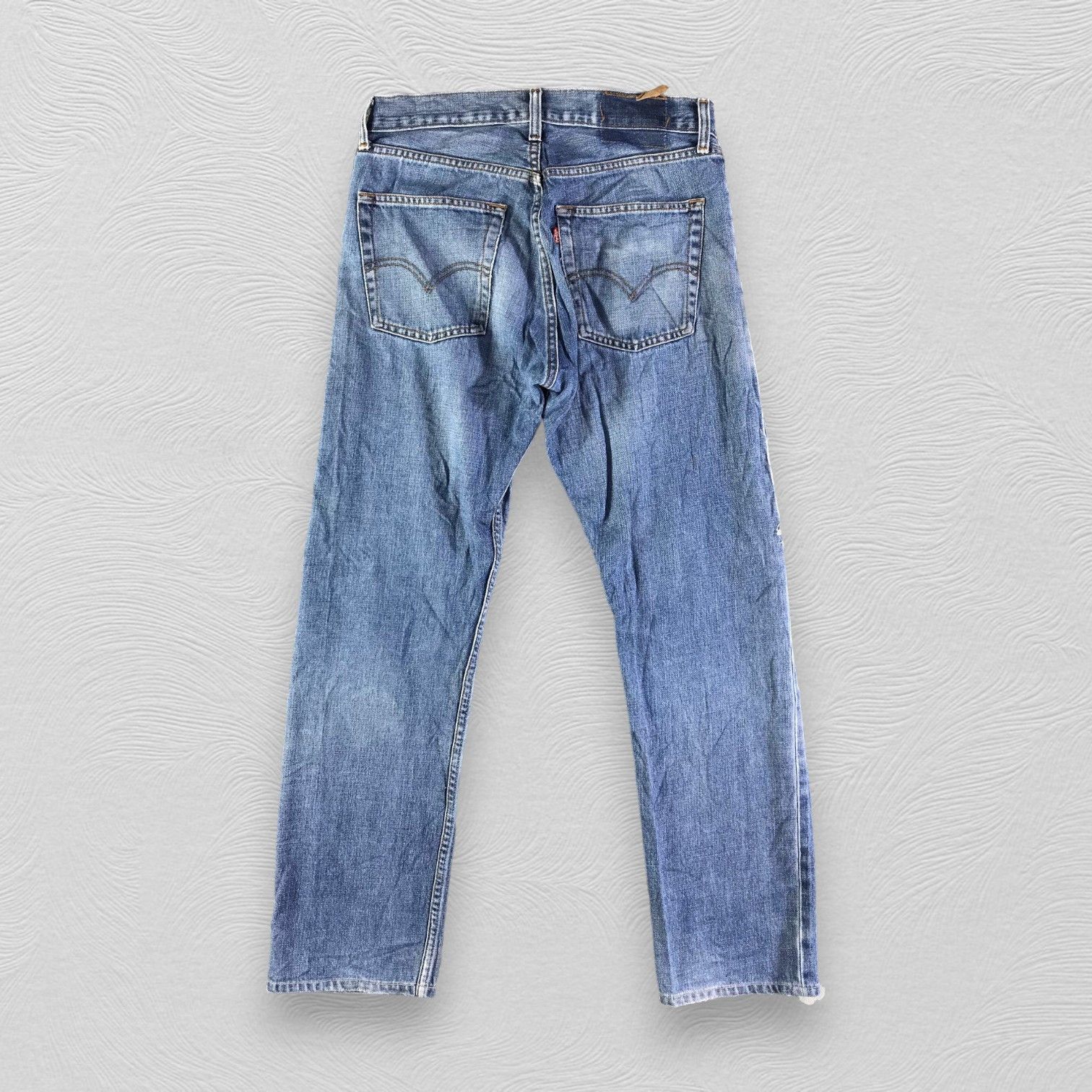 Levi's Vintage Levis 503 Jeans Distressed Denim KJ2773 Size US 31 - 2 Thumbnail