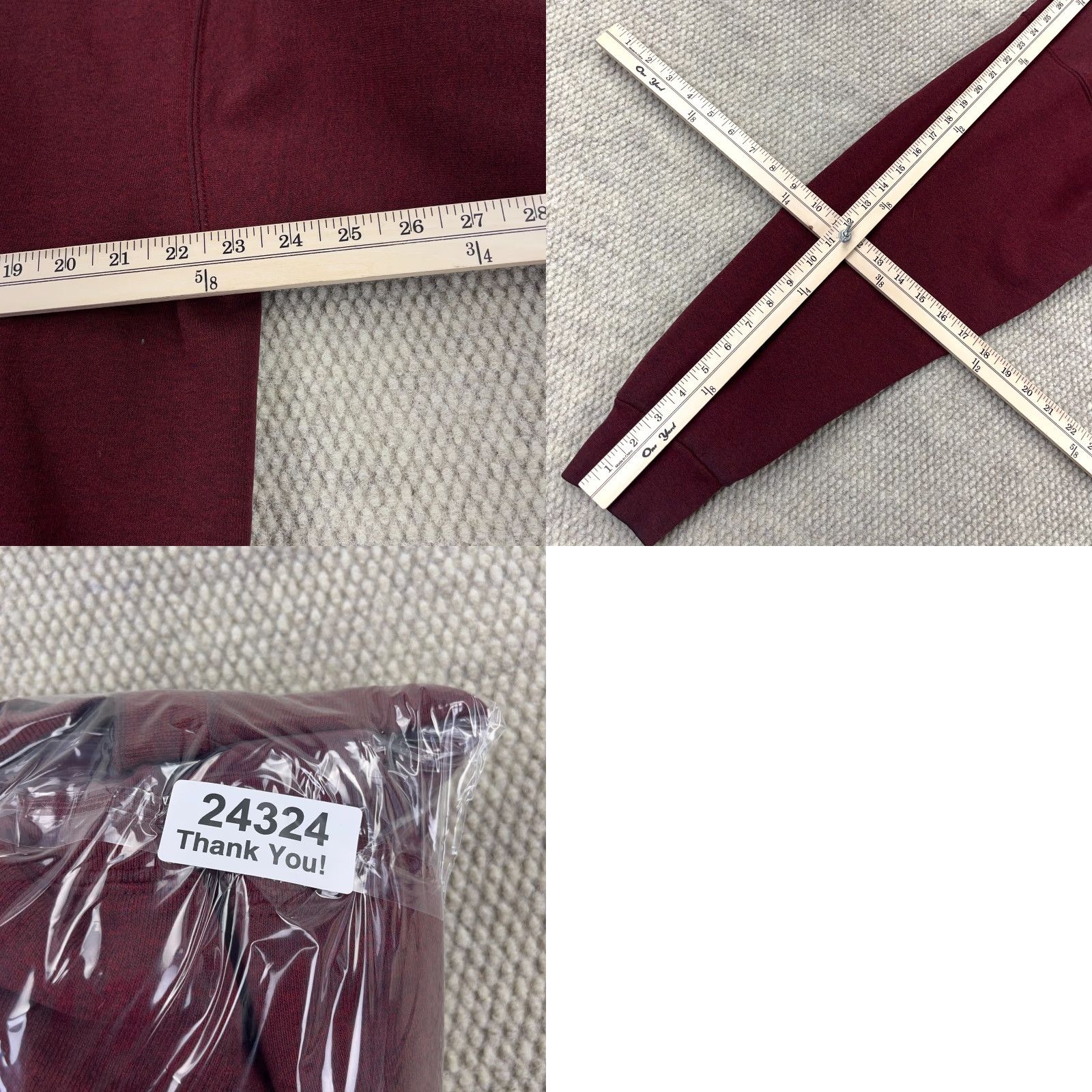 Wilson VINTAGE Wilson Sweatshirt Men 2XL Maroon Crewneck 90s Y2K Pro 5000 Logo Heavyweight All Seasons Graphic Print American Fashion Size US XXL / EU 58 / 5 - 8 Thumbnail