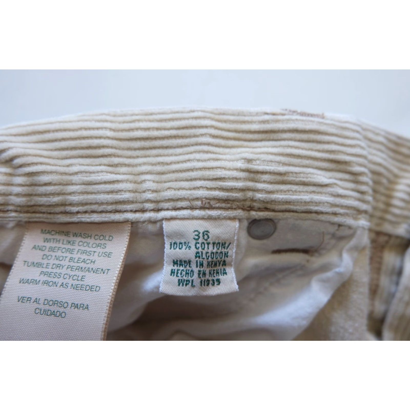 Vintage VINTAGE ST JOHN'S BAY VTG 90s RETRO 9" SHORTS 100% COTTON CORDUROY TAN MEN SZ 36 Size US 36 / EU 52 - 7 Thumbnail