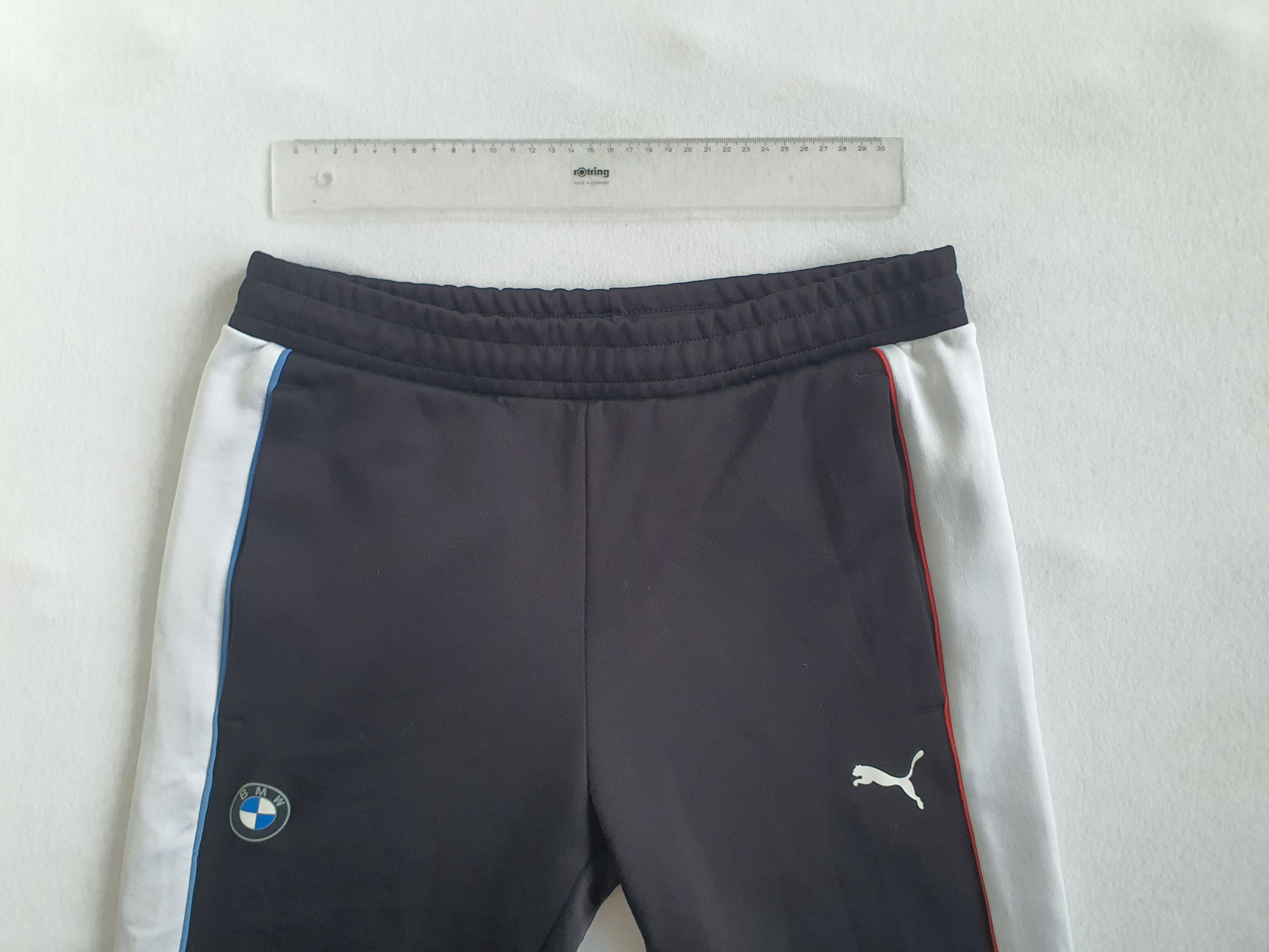 BMW × Puma M Motorsport T7 Track Pants Trousers (597992-01) - Sz Small Size US 28 / EU 44 - 3 Thumbnail