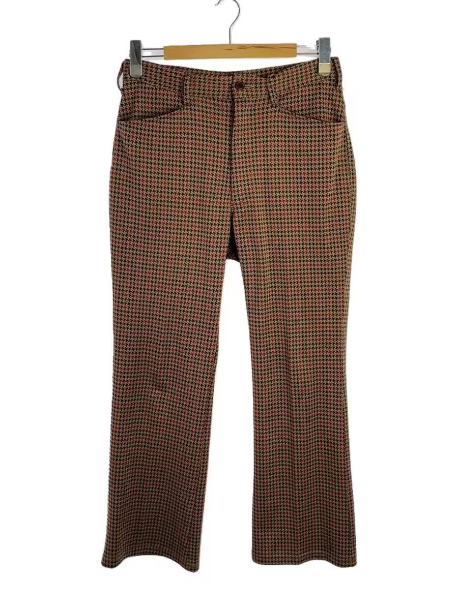Needles Needles Polyester Track Pants Brown Houndstooth Size US 30 / EU 46 - 1 Thumbnail