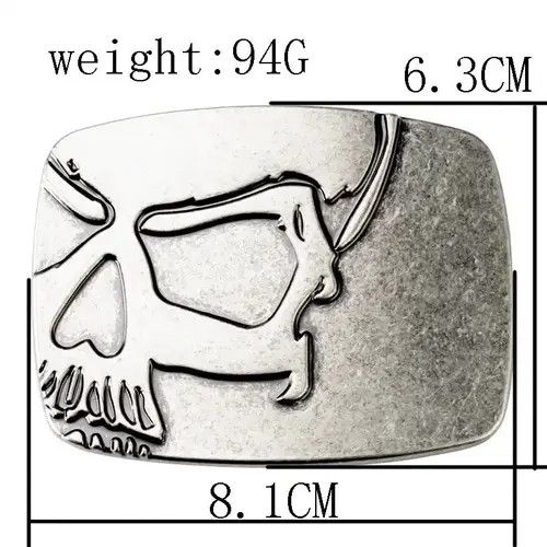 Other Skull Skeleton Buckle Belt Size ONE SIZE - 2 Thumbnail