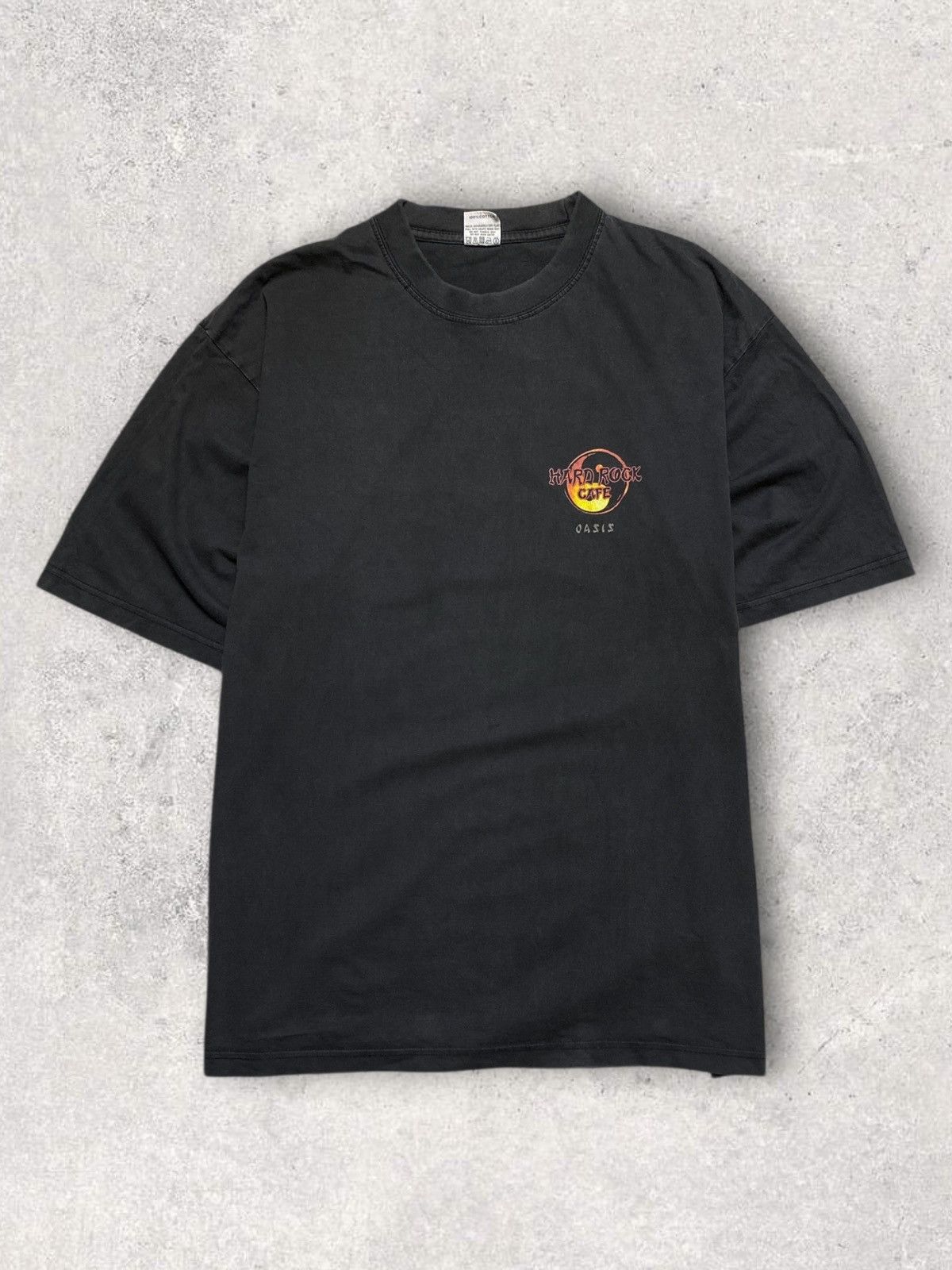 Hard Rock Cafe × Vintage Hard rock café oasis vintage y2k 90s grey black tee tshirt Size US XXL / EU 58 / 5 - 2 Thumbnail