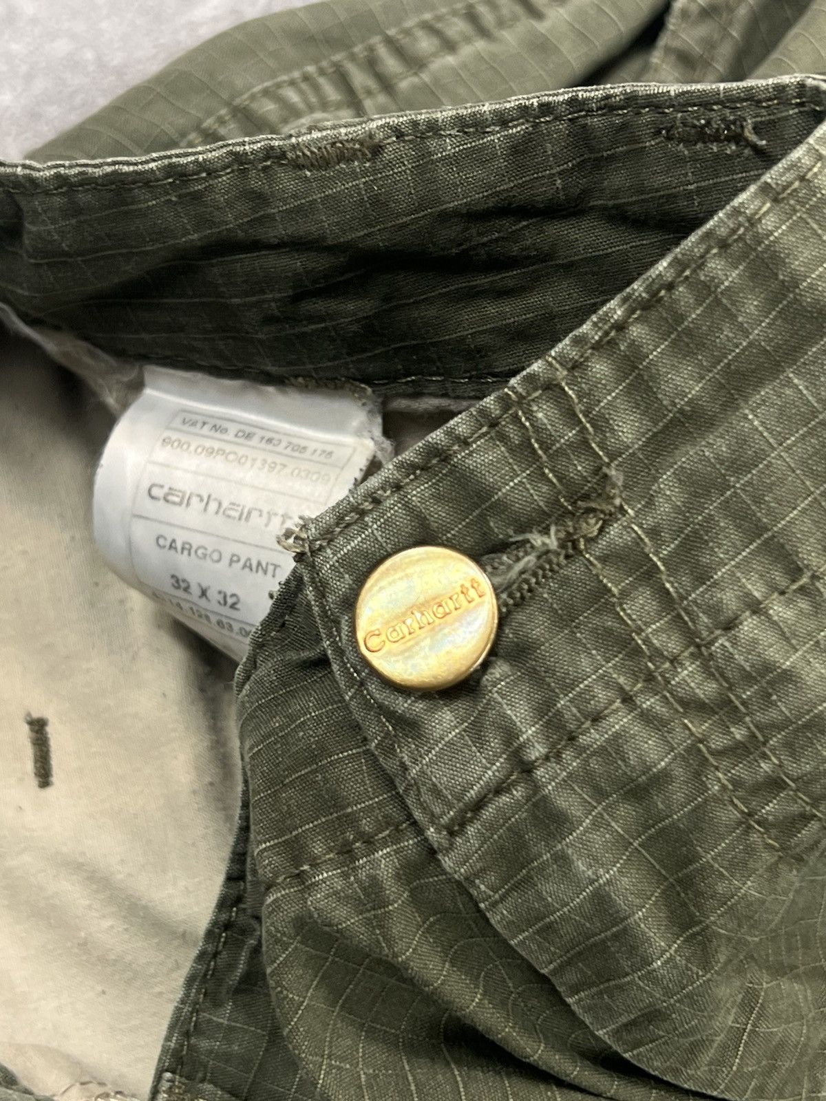 Carhartt × Vintage Vintage Carhartt Cargo Baggy Pants Loose Fit Workwear Wide Size US 32 / EU 48 - 9 Thumbnail