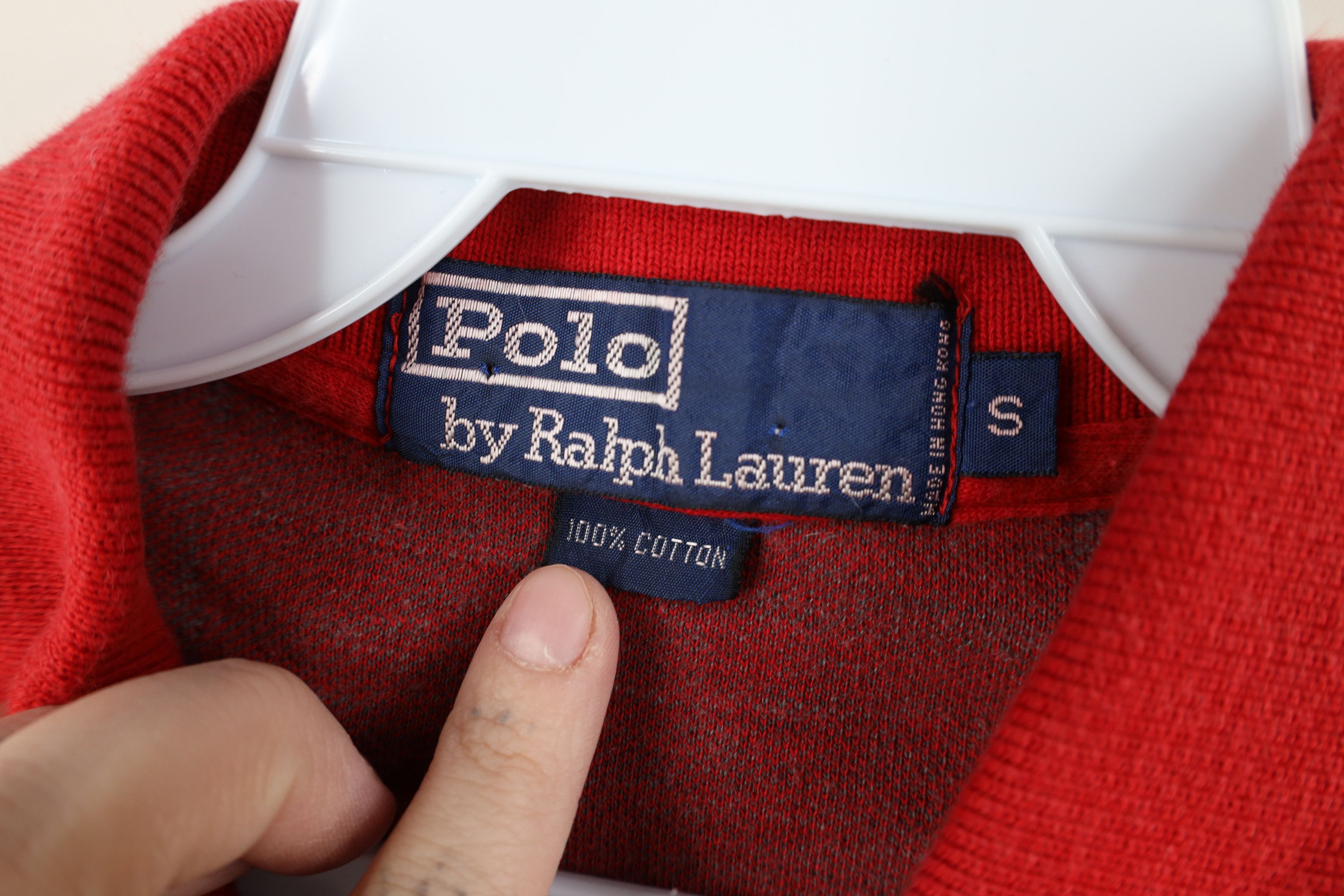 Ralph Lauren Vintage 90s Ralph Lauren Cotton Touch Polo Shirt Red Plaid Size US S / EU 44-46 / 1 - 9 Thumbnail