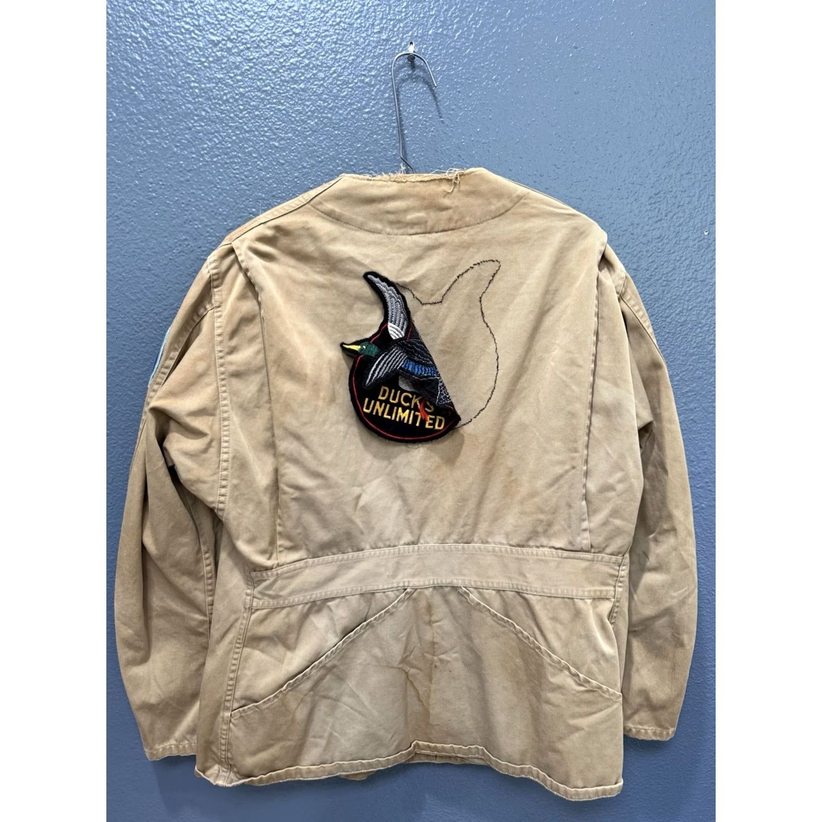Vintage VINTAGE 50’s 10X Mens Cotton Hunting Jacket Large USA Made Jacket Mens L Brown Hunting 44 USA Size US L / EU 52-54 / 3 - 7 Thumbnail