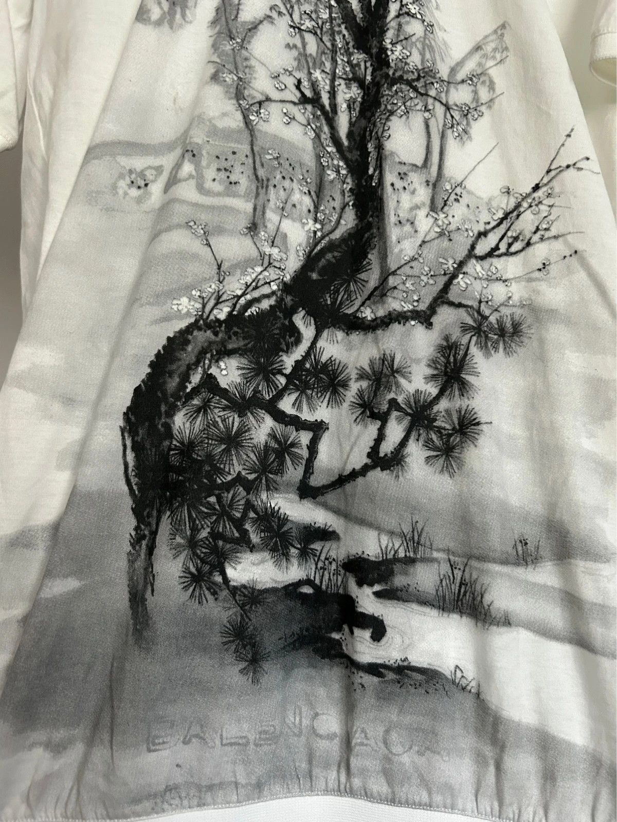 Balenciaga Balenciaga Tree Print T-Shirt Size US S / EU 44-46 / 1 - 2 Thumbnail