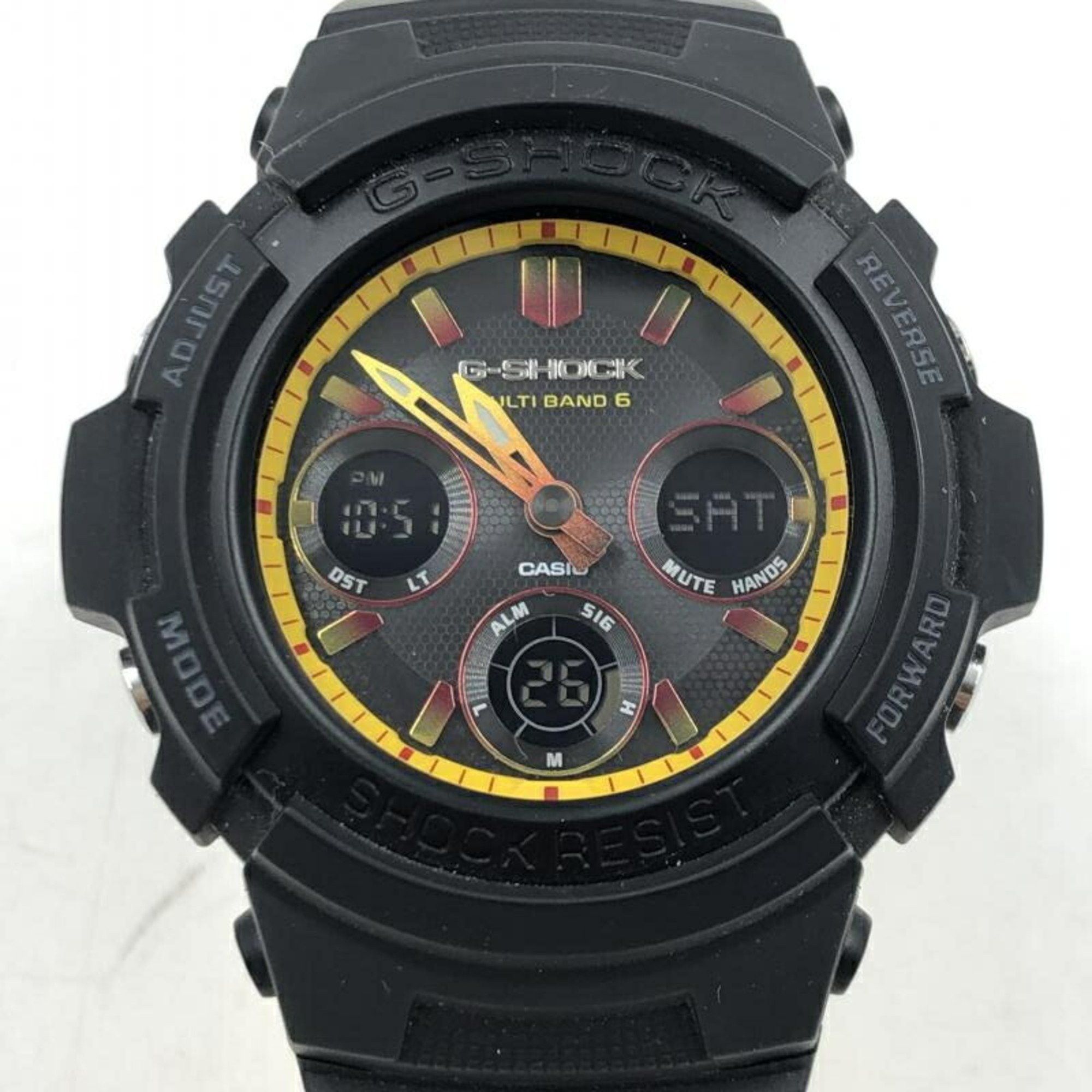 image of Casio G-Shock Watch Awg-M100Sby-1Ajf Tough Solar Multiband 6 G-Shock in Blue, Women's