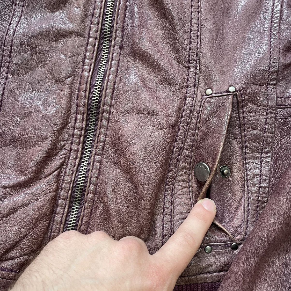 Genuine Leather Vintage Y2K Leather Jacket Biker Punk Opium BALENCIAGA Style Size M / US 6-8 / IT 42-44 - 4 Thumbnail