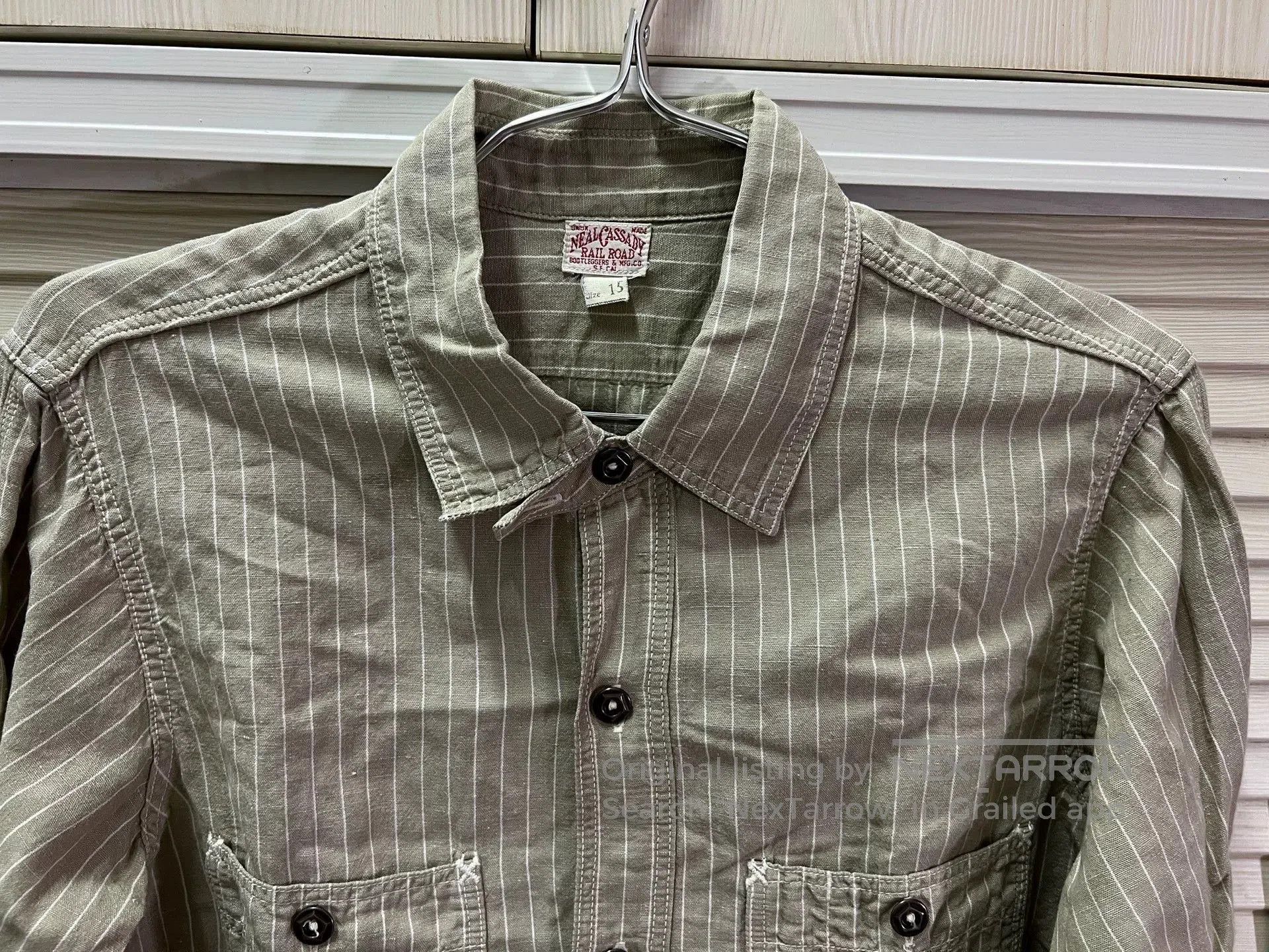 Freewheelers FREEWHEELERS UNION “Neal” Chambray Shirt. Size US M / EU 48-50 / 2 - 2 Thumbnail