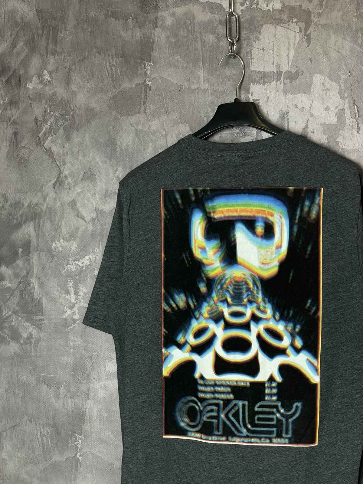 Oakley × Vintage Vintage y2k Oakley Goggles logo t-shirt tee gorpcore 90s Size US S / EU 44-46 / 1 - 3 Thumbnail