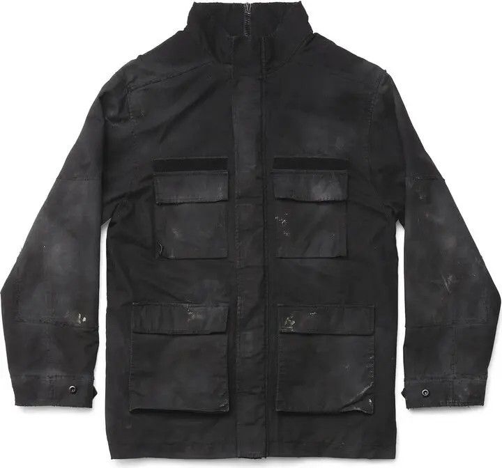 Balenciaga o1w1db10825 Double Front Military Parka in Black Size US L / EU 52-54 / 3 - 5 Thumbnail