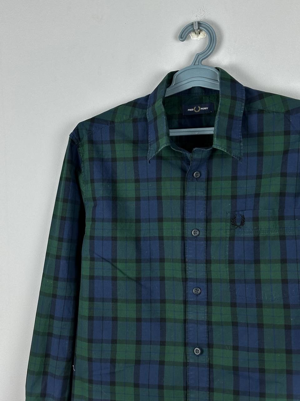 Fred Perry Fred Perry Plaid Check Green Shirt Long Sleeve Size US M / EU 48-50 / 2 - 3 Thumbnail