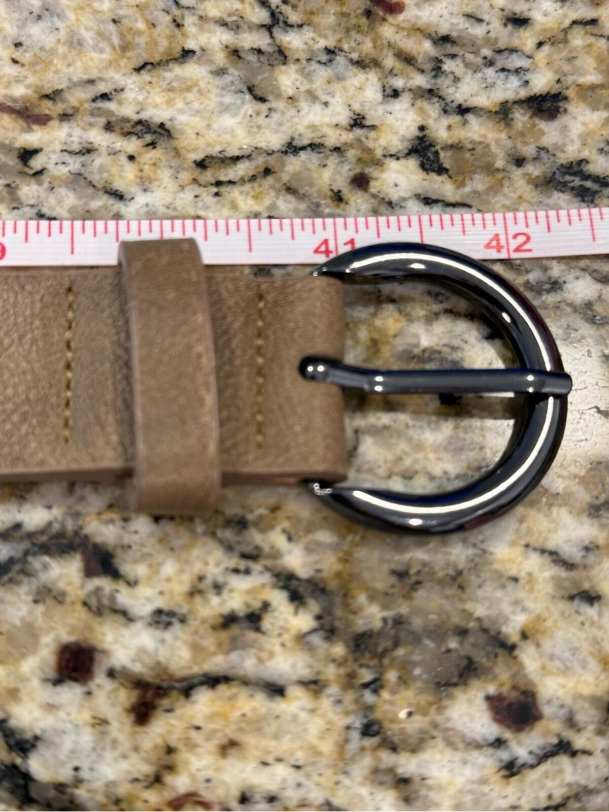 Other Faux leather western belt brown with black white beads 42” Size ONE SIZE - 10 Thumbnail