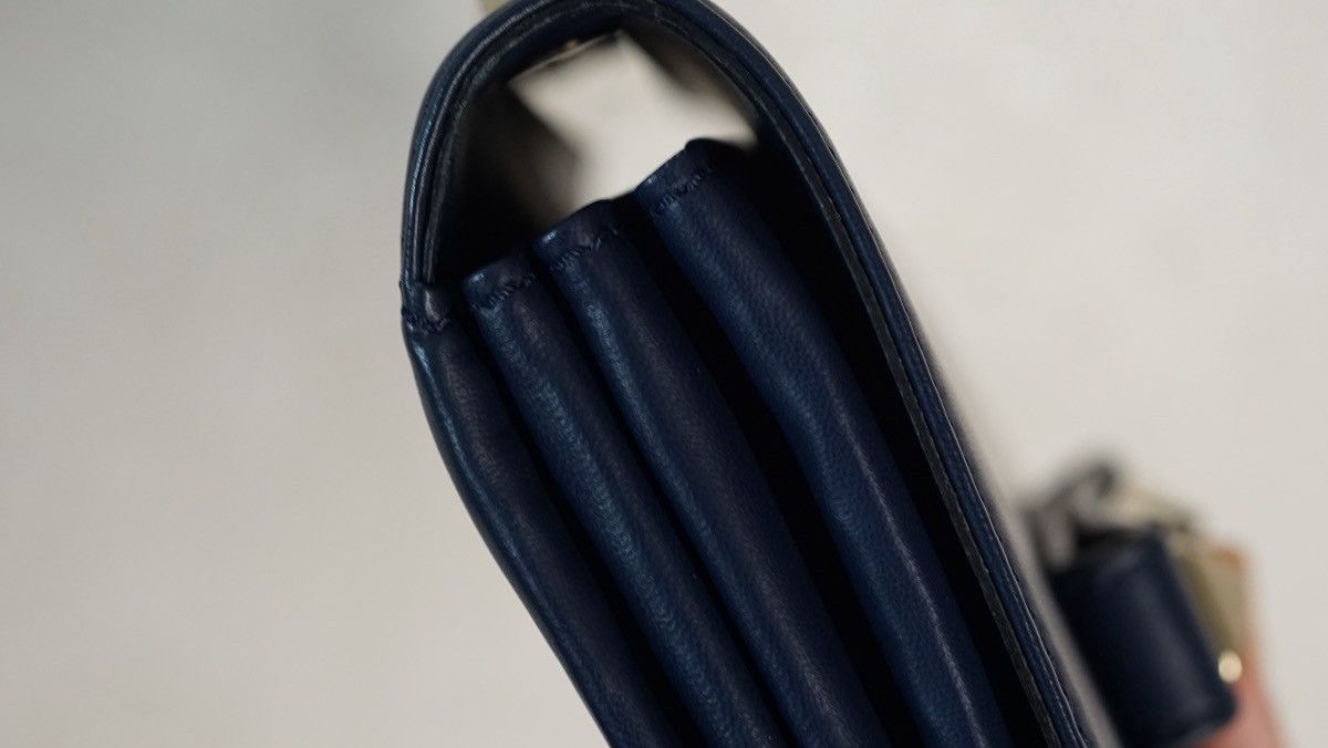 Valentino Valentino Garavani Rockstud Chain Shoulder Bag Navy Blue Size ONE SIZE - 9 Thumbnail