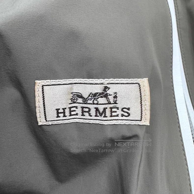 Hermes Hermes Contrast Color Patchwork Nylon Windbreaker Size US L / EU 52-54 / 3 - 3 Thumbnail