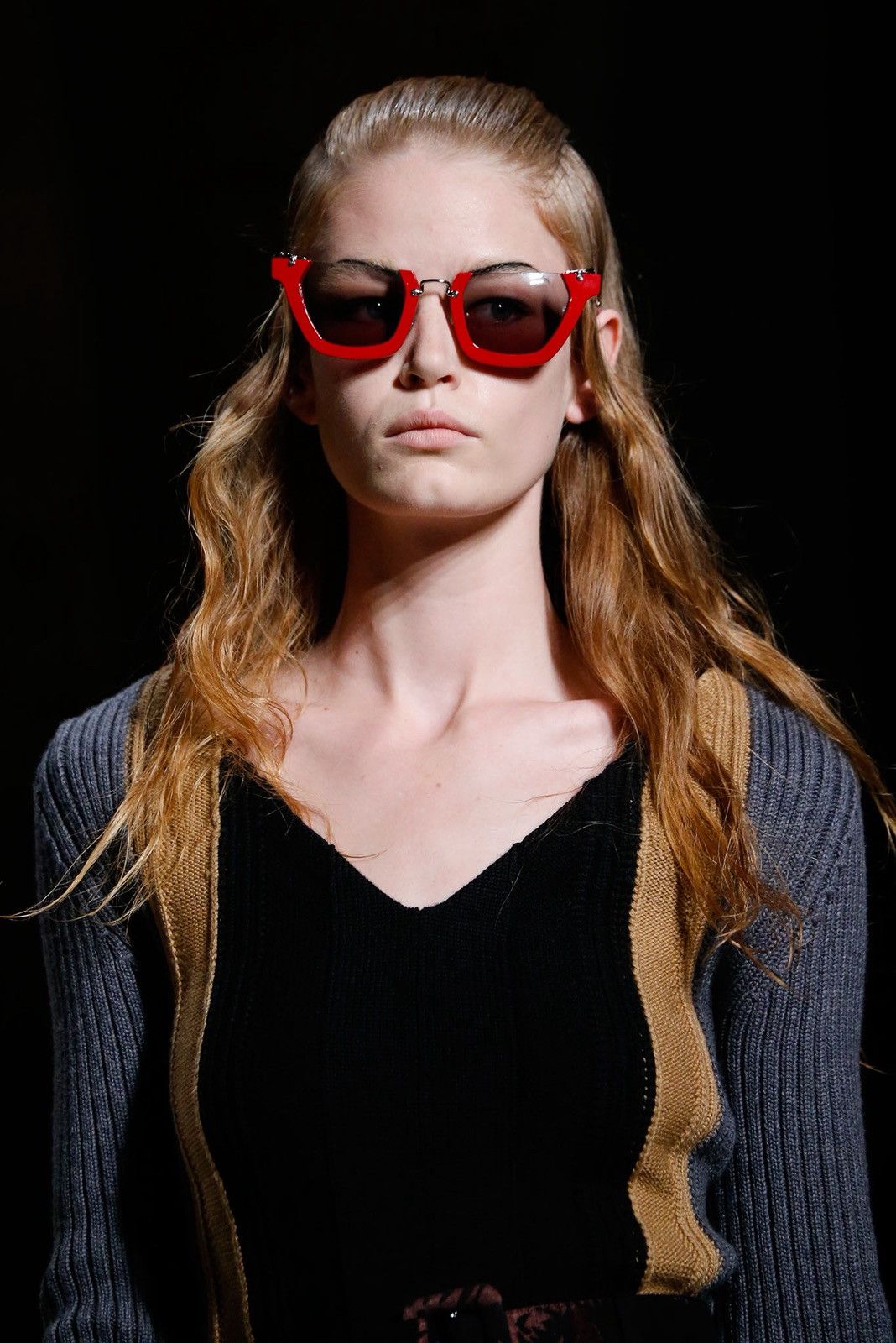 MIU MIU SS 2015 Inside Out Knit Wool Sweater runway prada