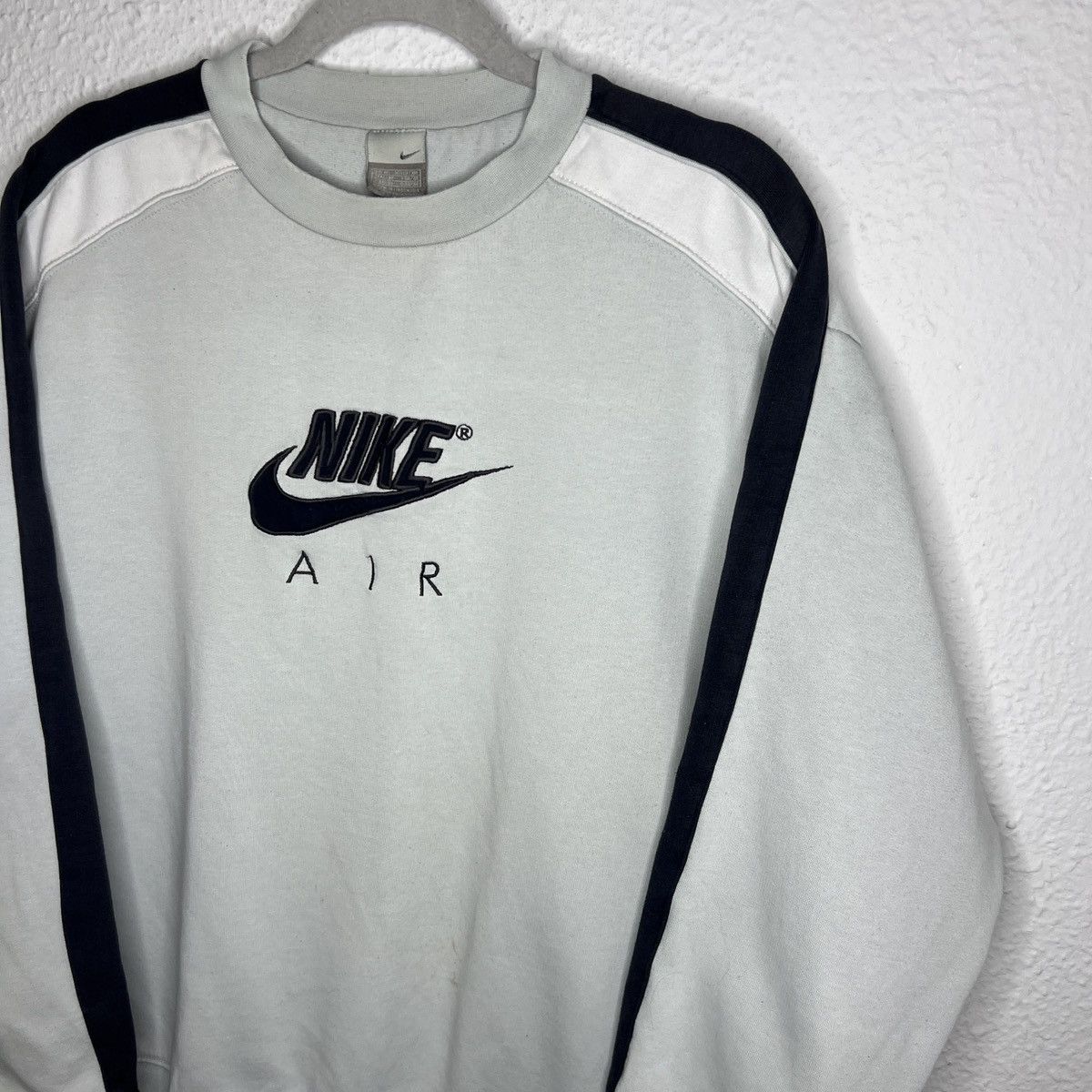 Nike Vintage Nike Sweatshirt Grey Big Spellout Logo 90s 00s Y2K Size US XL / EU 56 / 4 - 3 Thumbnail