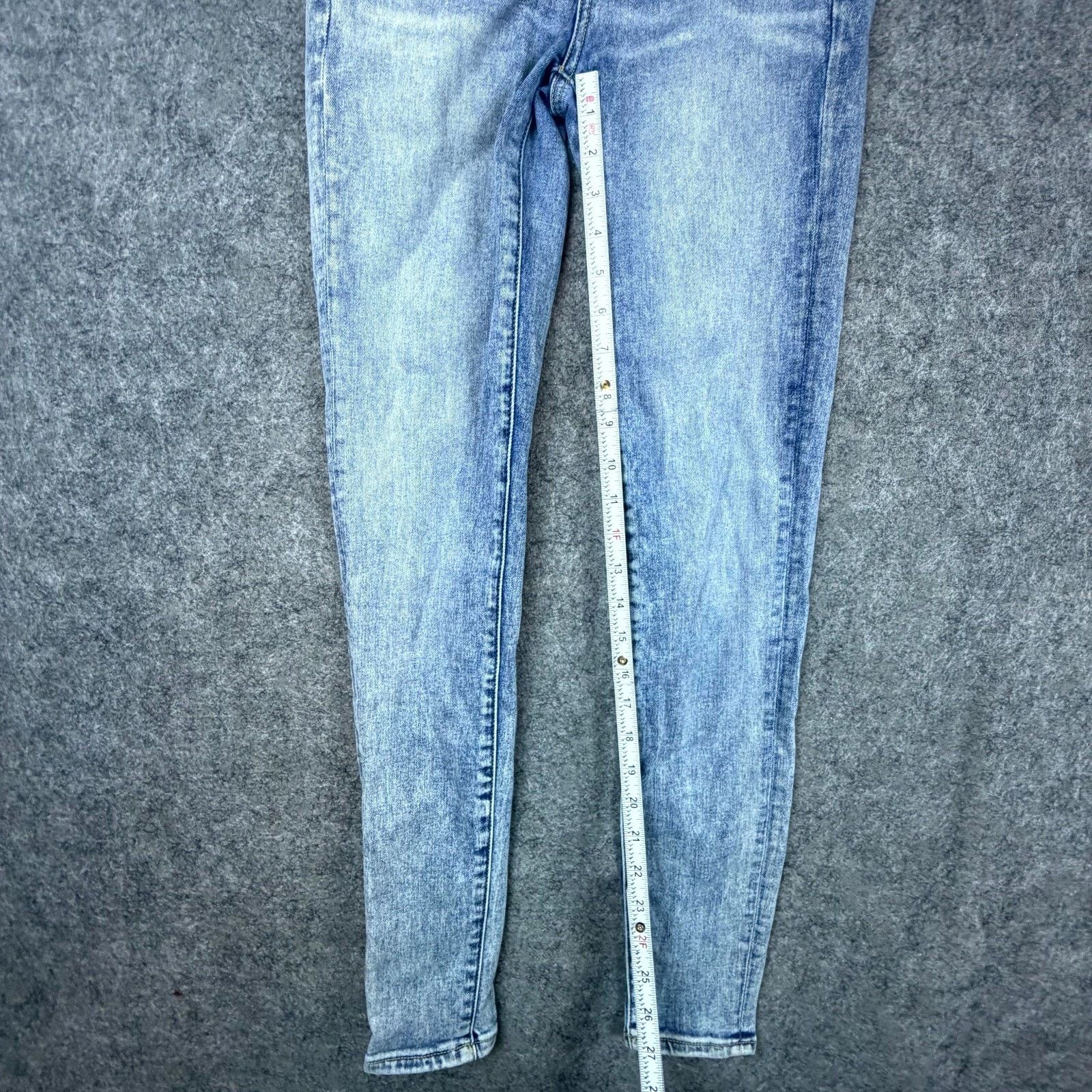 American Eagle Outfitters American Eagle Next Level Jeans Womens 4 Fold Over Waist Size 26" / US 2 / IT 38 - 7 Thumbnail