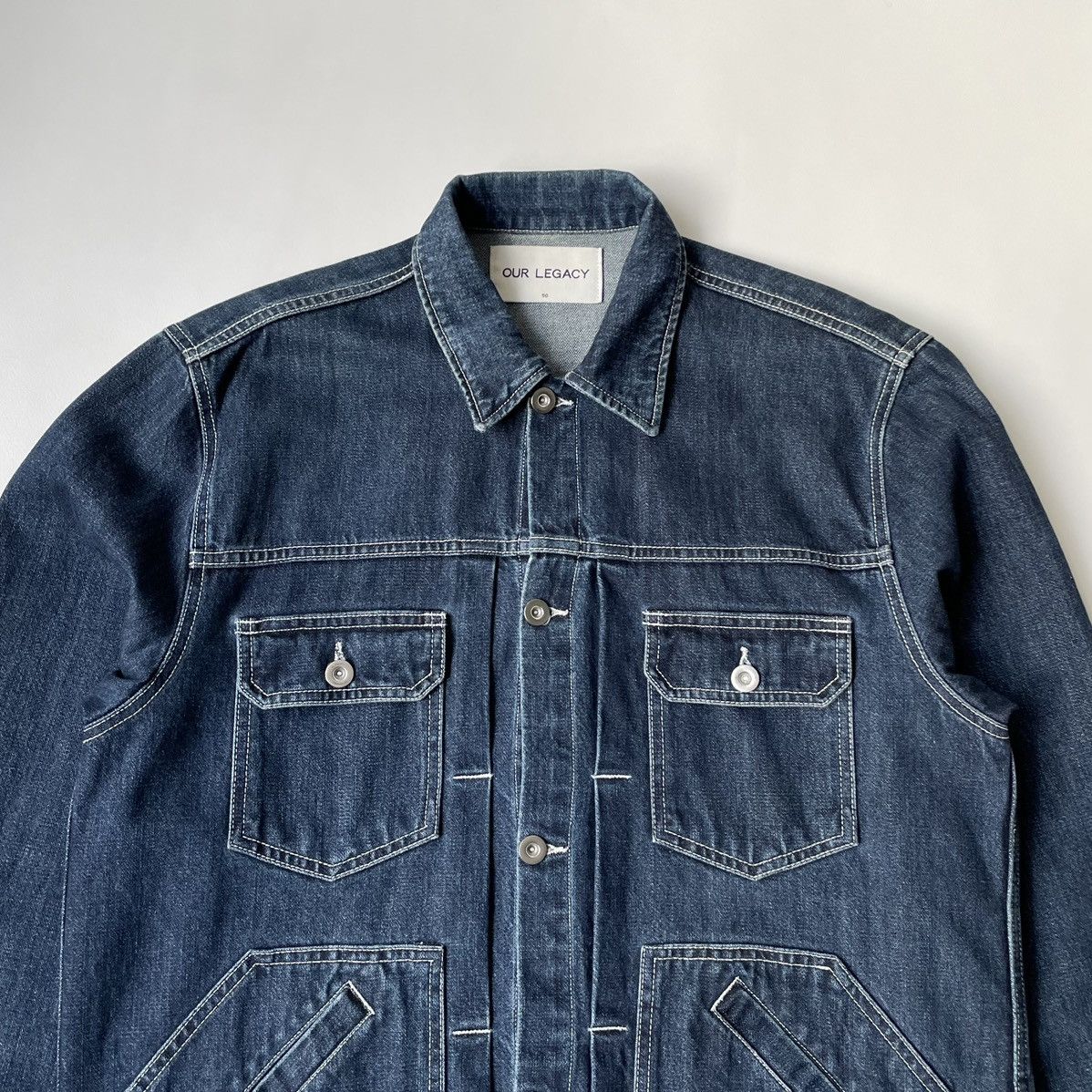 Our Legacy S/S 16 ‘Broken Twill’ Denim Jacket Size US M / EU 48-50 / 2 - 3 Thumbnail