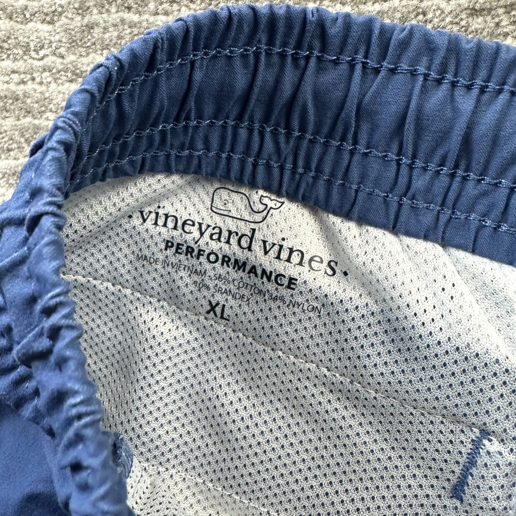 Nike Vineyard Vines Shorts Mens XL Blue Performance Stretch Logo Jetty Mens Size US 36 / EU 52 - 5 Thumbnail