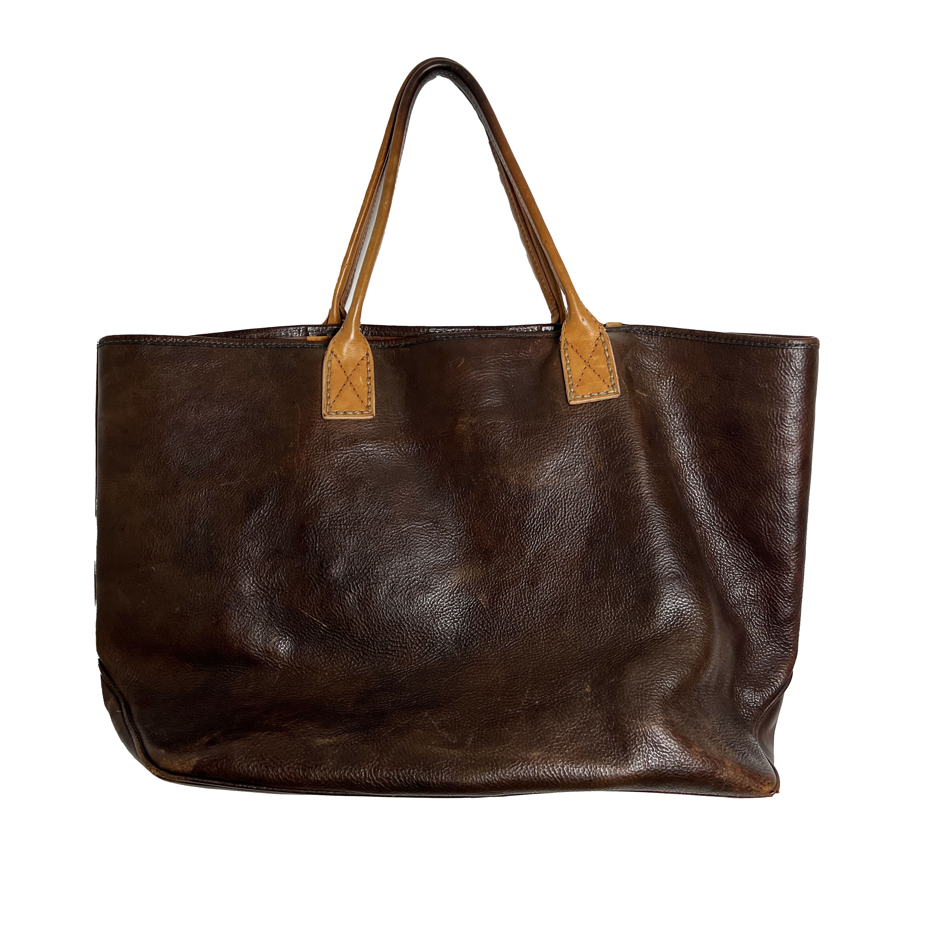 バッグ VISVIM LEATHER HOMER TOTE (L) Visvim - Homer Leather Tote Bag Visvim