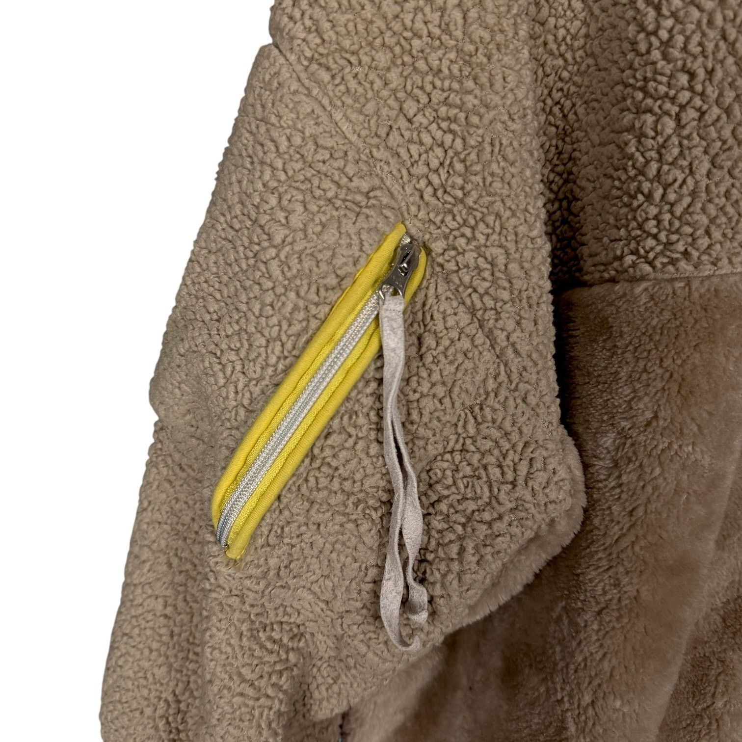 Ugg Ugg Marlene Sherpa Faux Fur Tan Full Zip Jacket Women's M Size M / US 6-8 / IT 42-44 - 4 Thumbnail