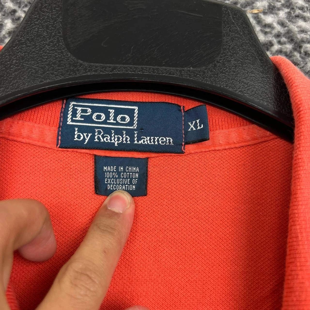 Polo Ralph Lauren Vintage Polo Ralph Lauren Polo Shirt XL Short Sleeve Cotton Size US XL / EU 56 / 4 - 4 Thumbnail