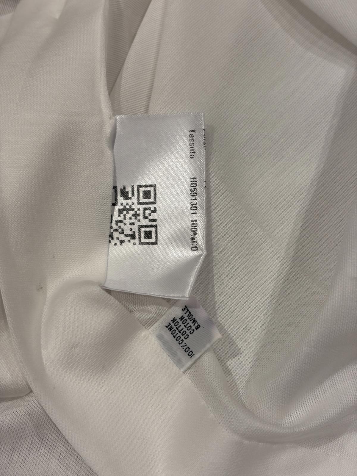 Kiton Kiton White Cotton Dress Shirt Size US XL / EU 56 / 4 - 8 Thumbnail