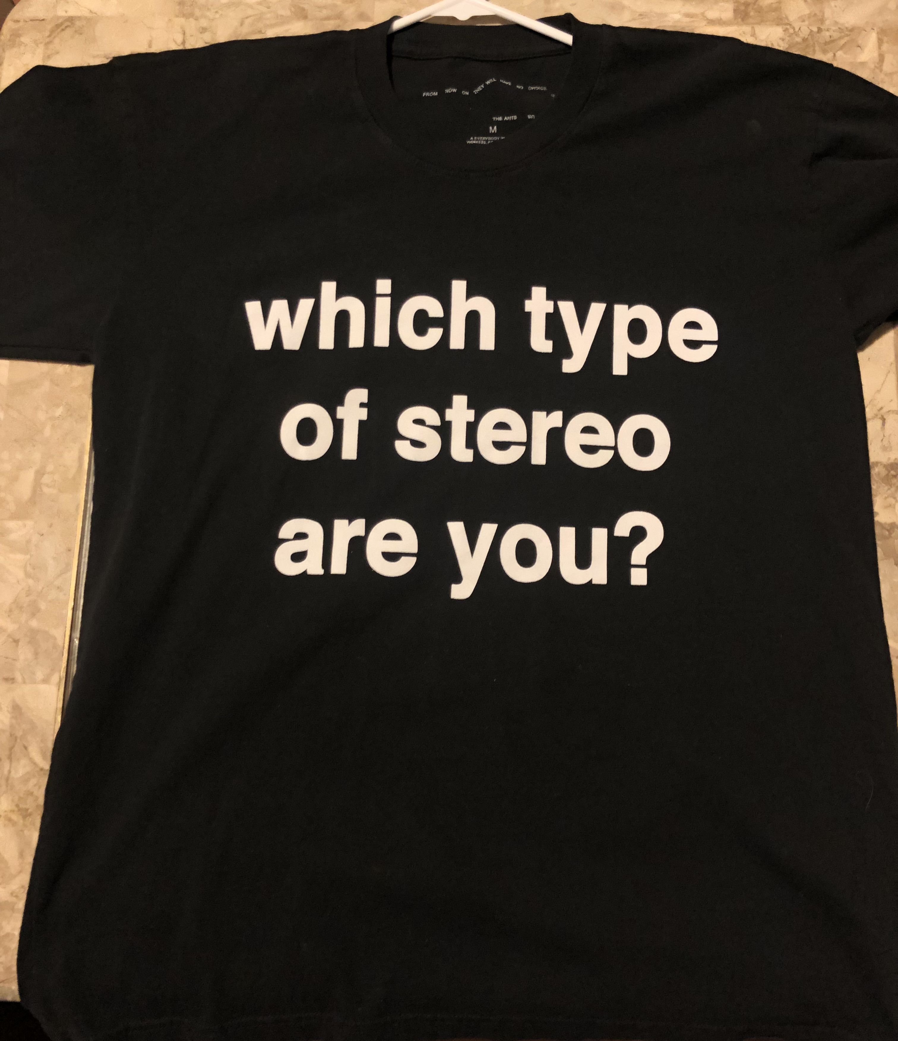 Other André 3000 Which Type of Stereo Are You? T Shirt Long Sleeve Size US M / EU 48-50 / 2 - 1 Thumbnail