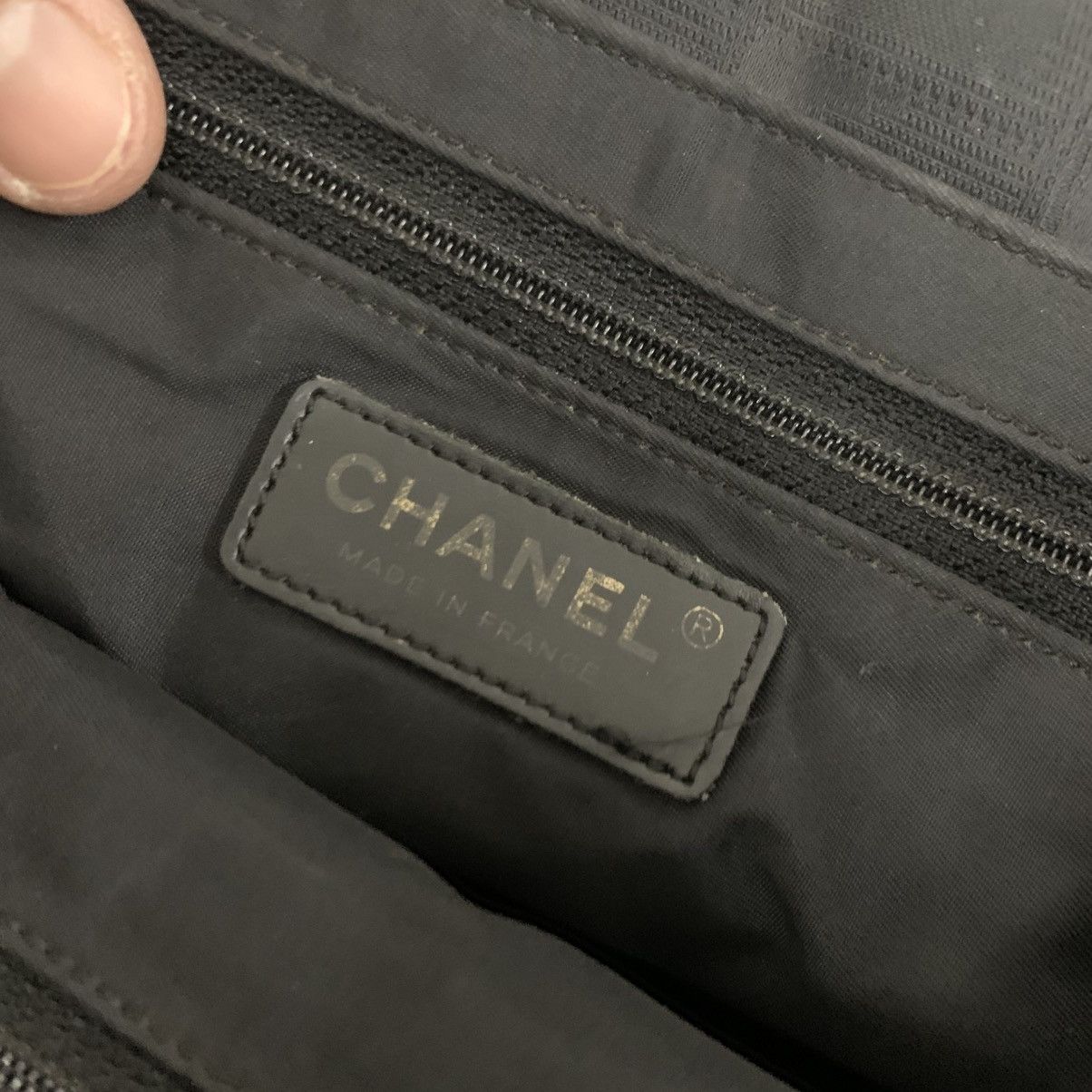 Chanel Chanel Traveline Small Black Tote Bag Size ONE SIZE - 10 Thumbnail