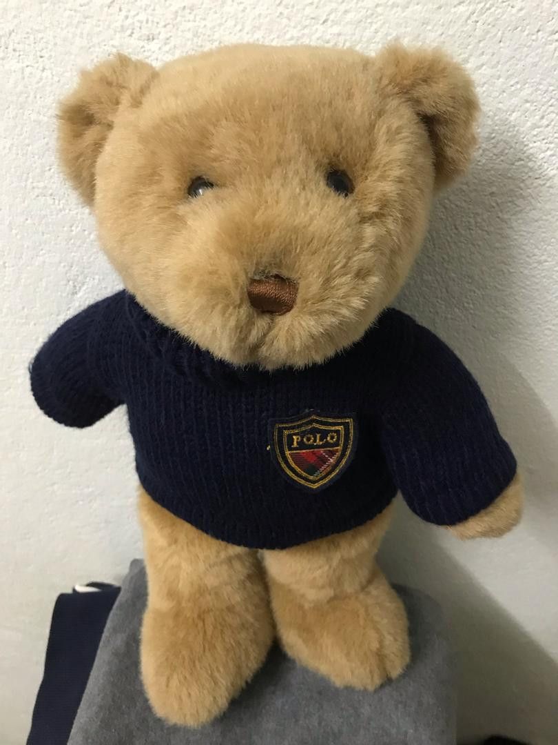 Polo Ralph Lauren POLO RALPH LAUREN 2008 STUFFED ANIMAL PLUSH THE BEAR VINTAGE Size ONE SIZE - 3 Thumbnail