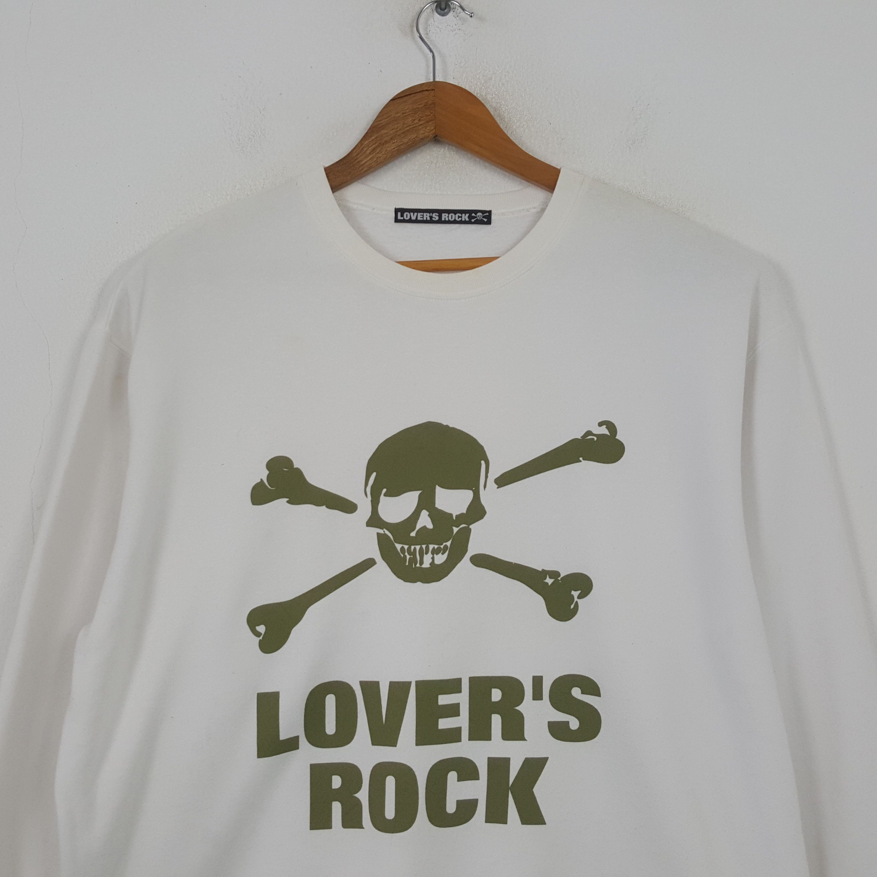 Japanese Brand Vintage Skull Lovers Rock Japan Brand Sweatshirt RR5 Size US XL / EU 56 / 4 - 2 Thumbnail
