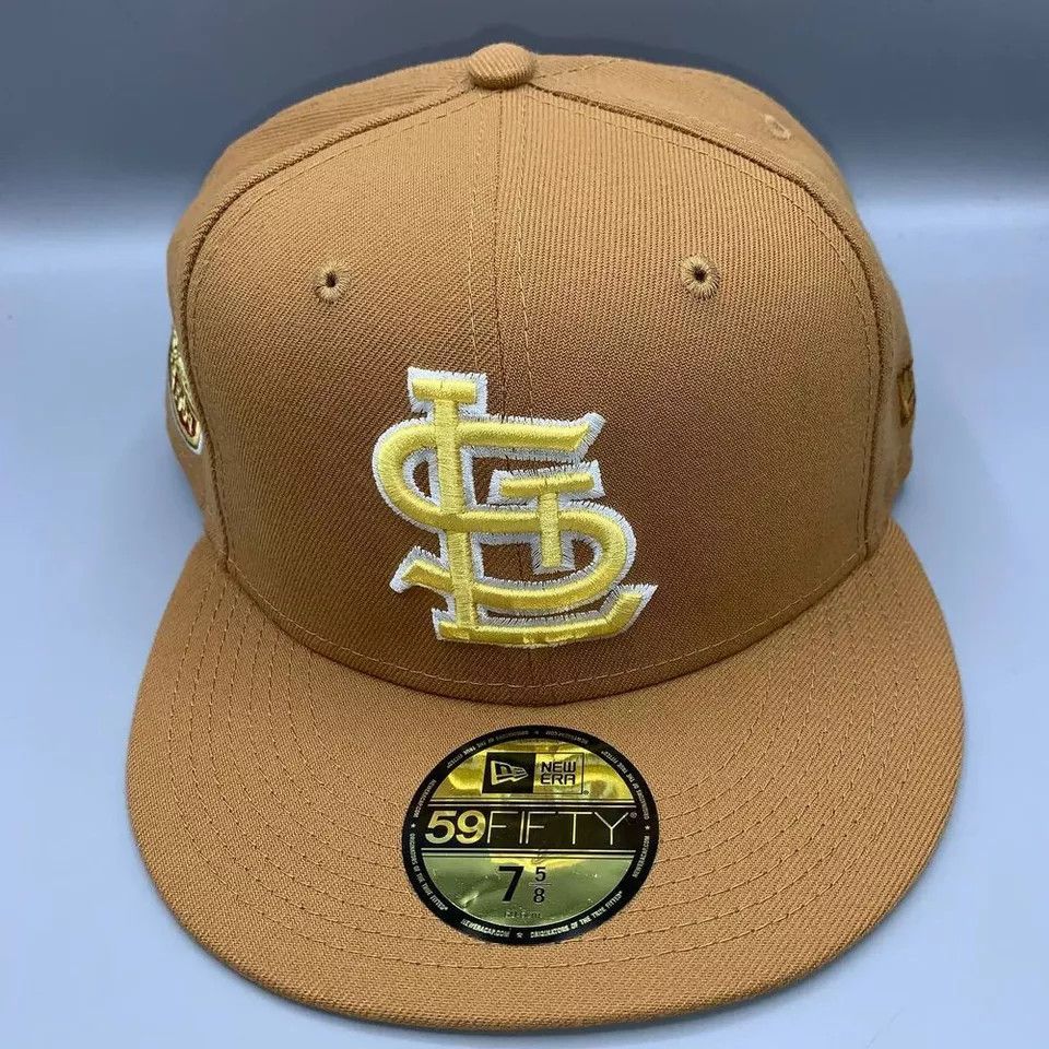 New Era St. Louis Cardinals Hat Men 7 5/8 59Fifty New Era MLB Fitted Size ONE SIZE - 2 Thumbnail