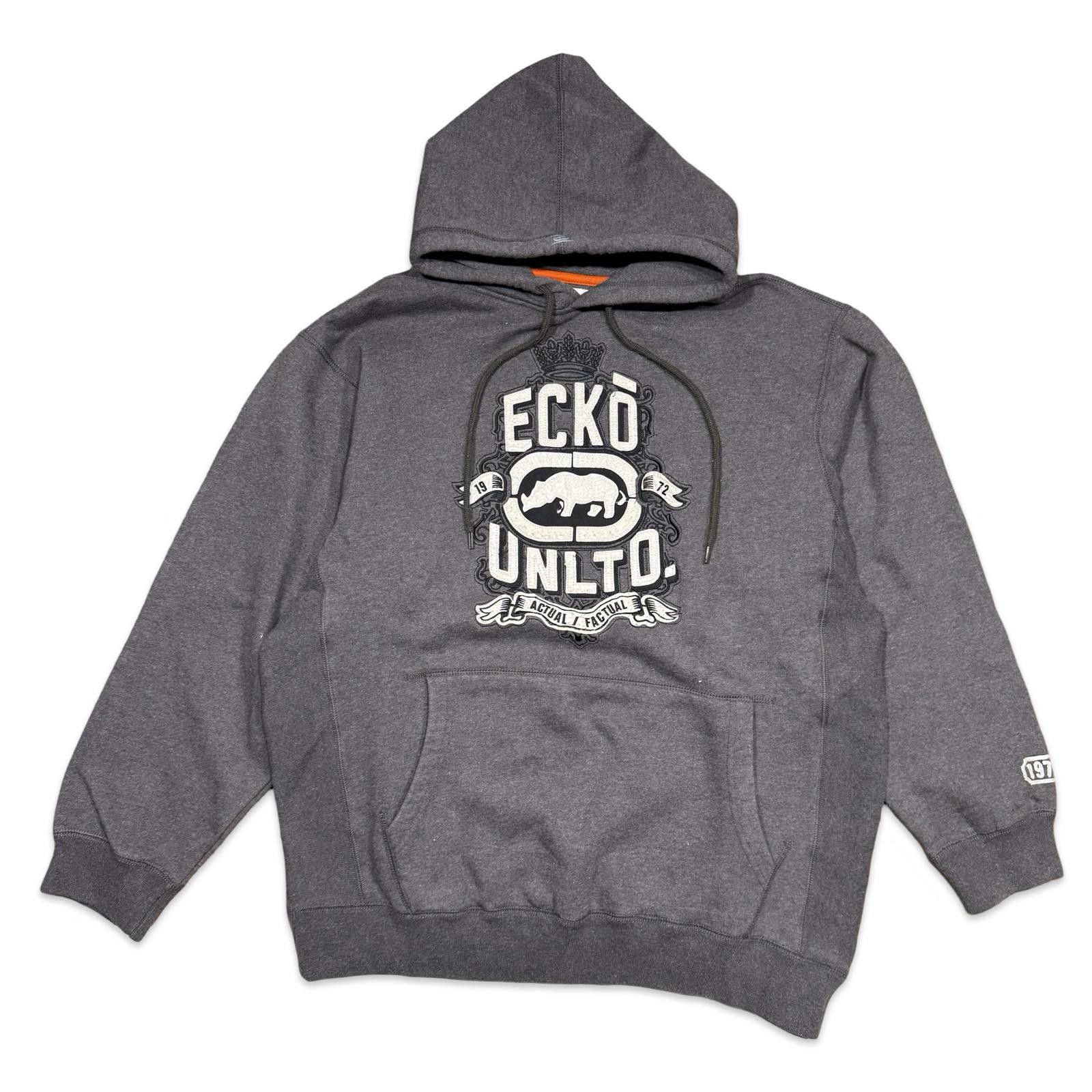 Ecko Unltd. Ecko Unltd. Rhino Dark Gray Y2K Hoodie Size US L / EU 52-54 / 3 - 1 Thumbnail