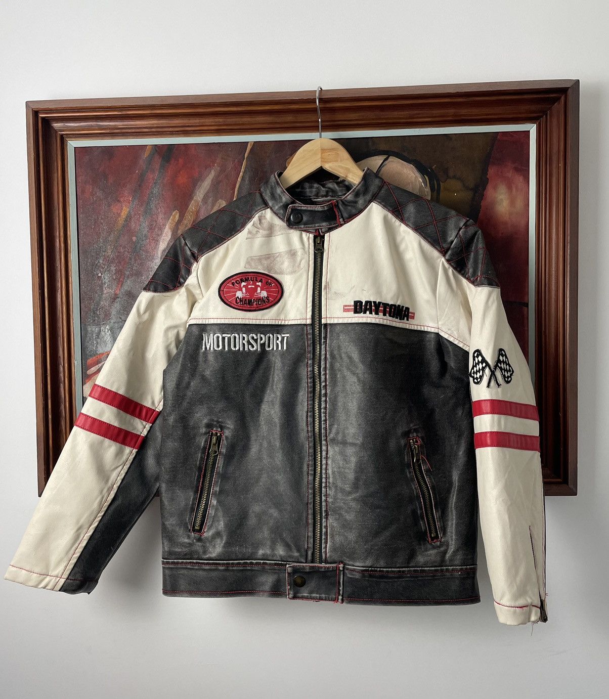 Vintage Women Racing Jacket Vintage Motorsport Y2k Daytona Hype Rare Size S / US 4 / IT 40 - 2 Thumbnail