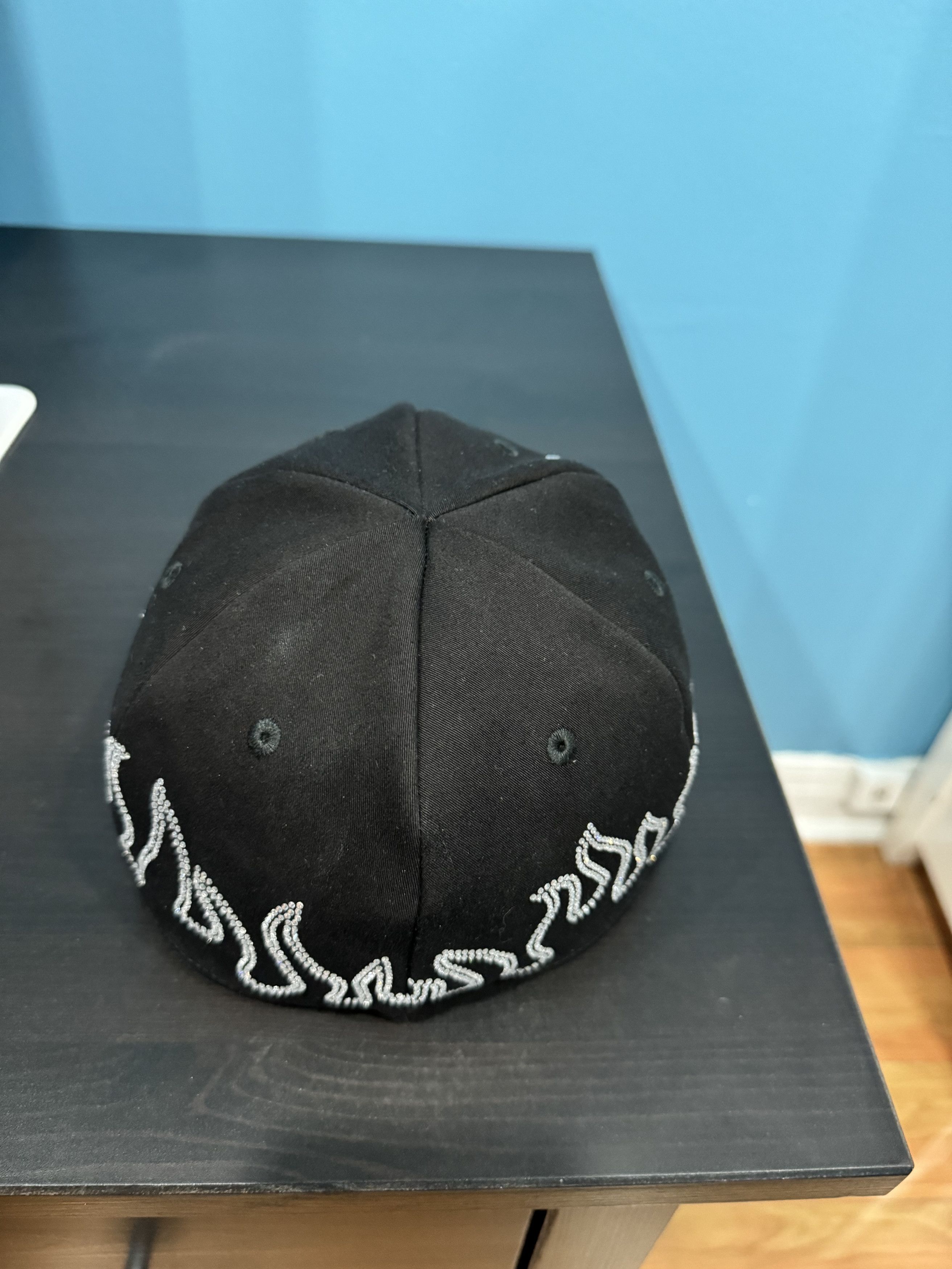 Palm Angels Rhinestone Flames Cap Size ONE SIZE - 3 Thumbnail