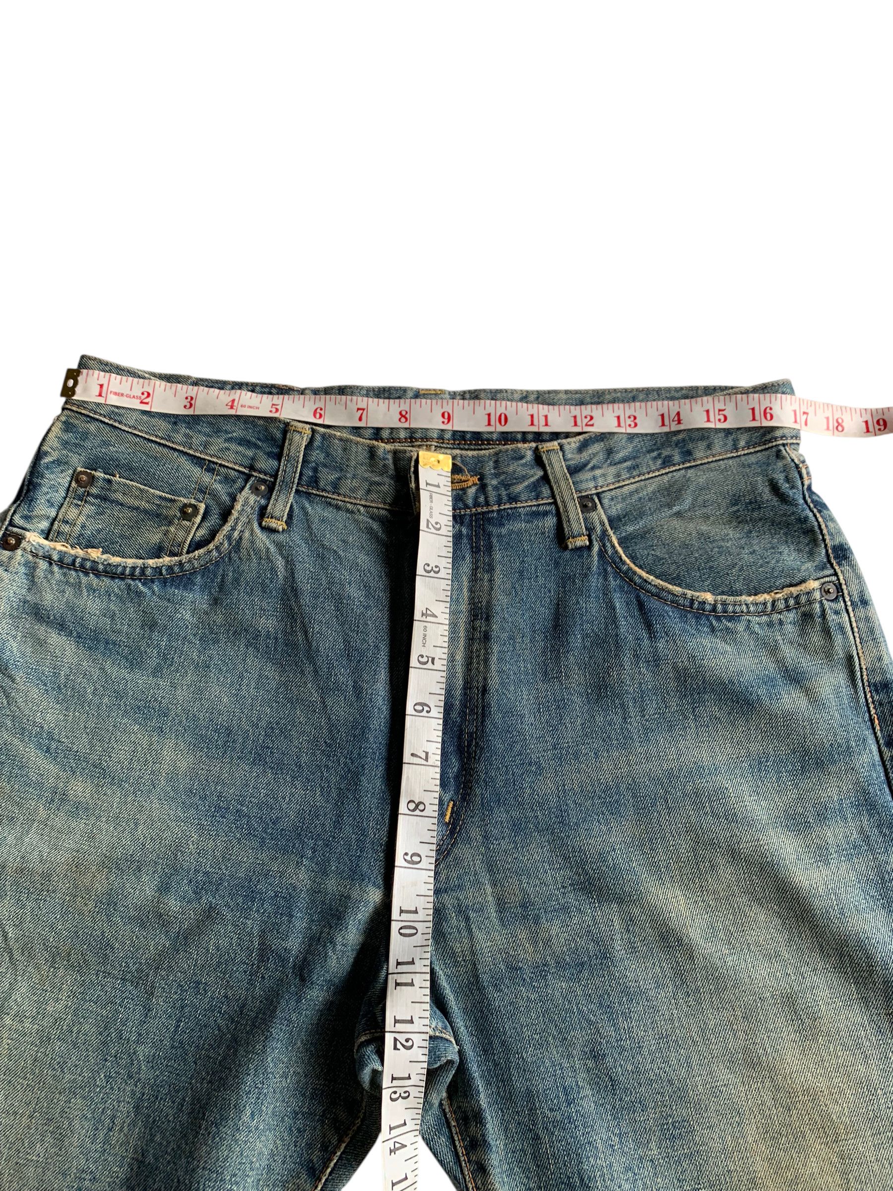 Japanese Brand × Kapital × Vintage VINTAGE EDWIN 505XX SELVEDGE RUSTY DISTRESSED DENIM Size US 34 / EU 50 - 17 Thumbnail