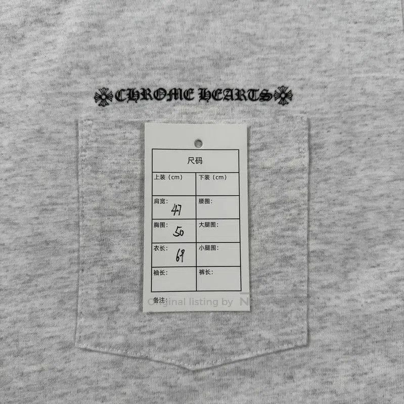 Chrome Hearts Chrome Hearts Gray Cotton T-Shirt for Men . Size US M / EU 48-50 / 2 - 5 Thumbnail
