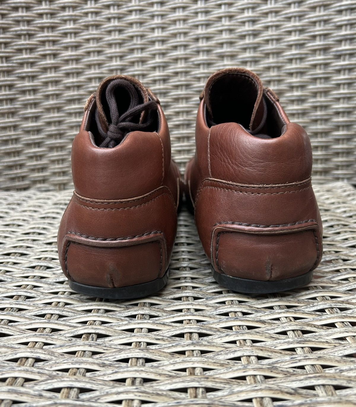 Car Shoe The Original Car Shoe By Prada Leather Brown Shoes Sneakers Size US 7.5 / EU 40-41 - 4 Thumbnail