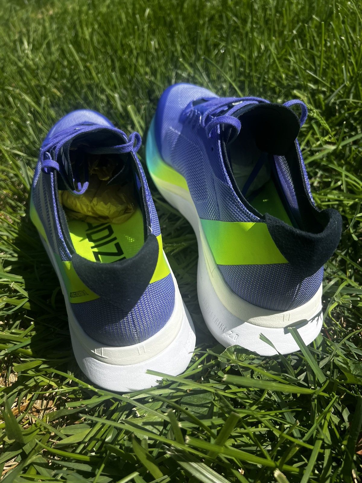 Adidas CLEAN Adidas Adizero Boston 12 size 10.5 Mens Blue shoes Size US 10.5 / EU 43-44 - 8 Thumbnail