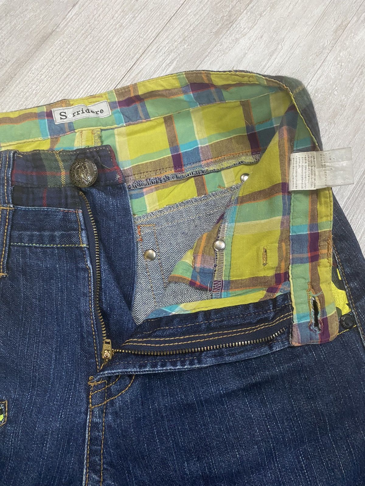 If Six Was Nine × Japanese Brand × Le Grande Bleu (L.G.B.) Sorridere double waist punk grunge denim jeans size 30 Size US 30 / EU 46 - 7 Thumbnail